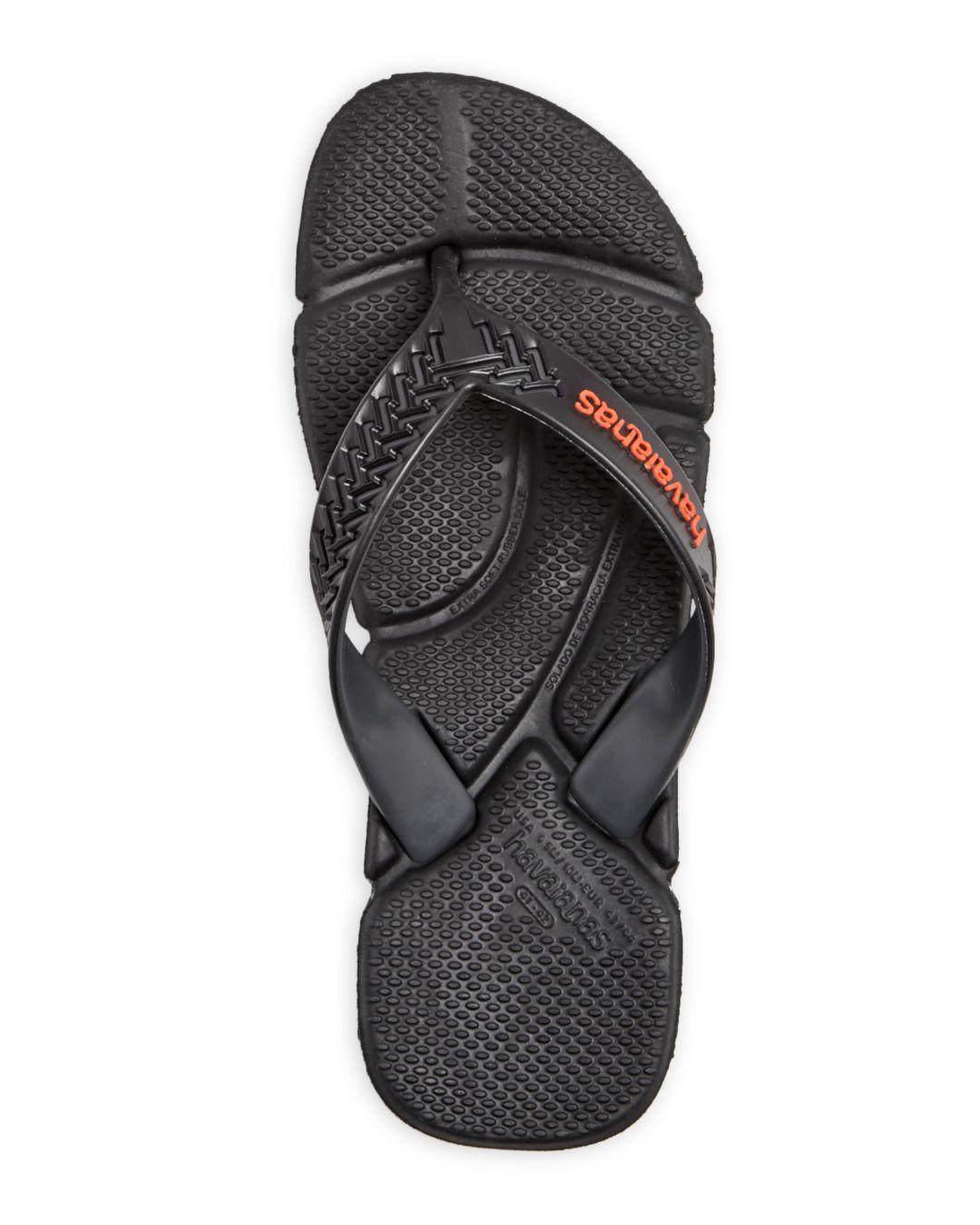 Havaianas Power 2.0 Flip Flops in Black 