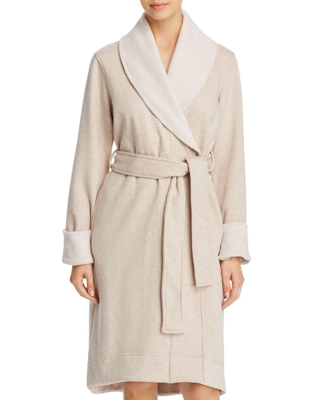 UGG Duffield Ii Double Knit Fleece Robe in Oatmeal Heather (Natural