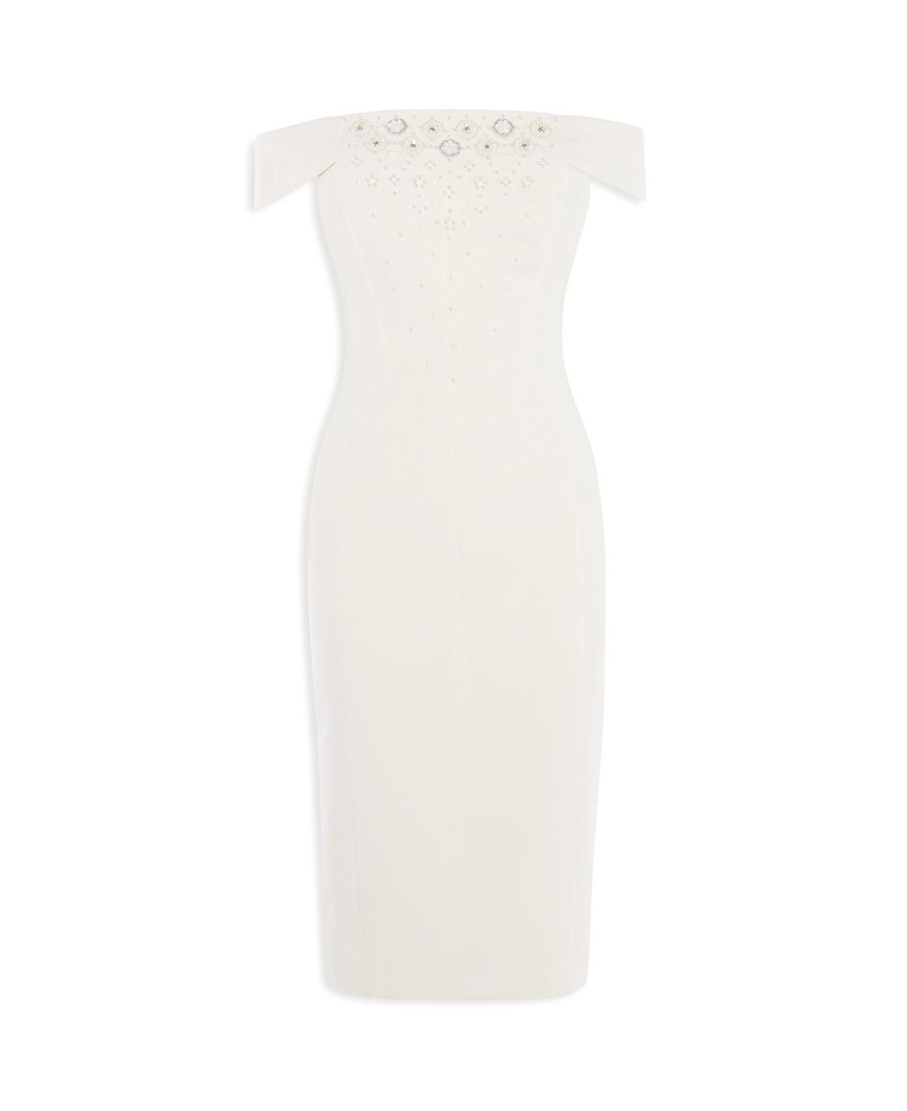 karen millen off shoulder dress