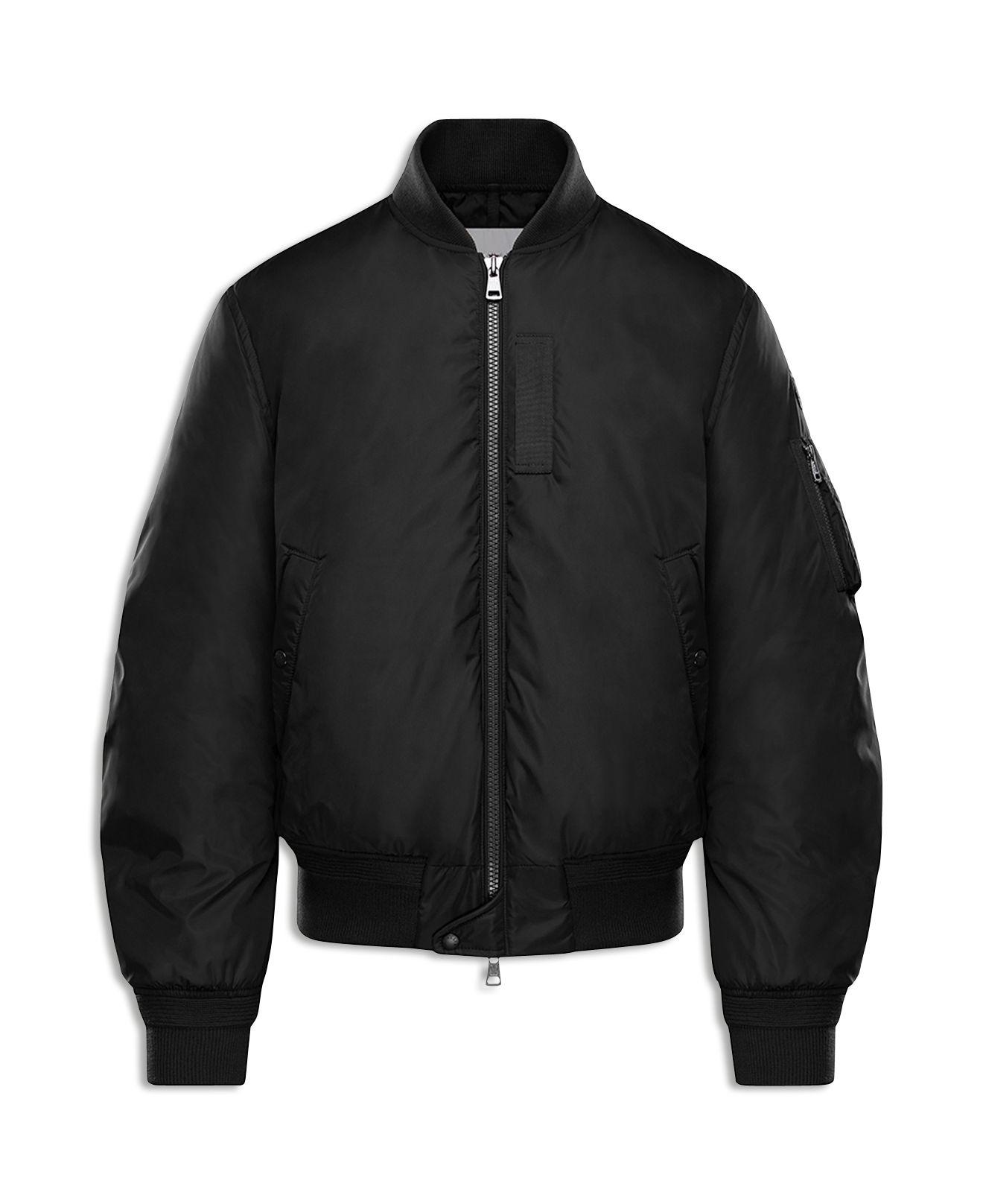 black moncler bomber