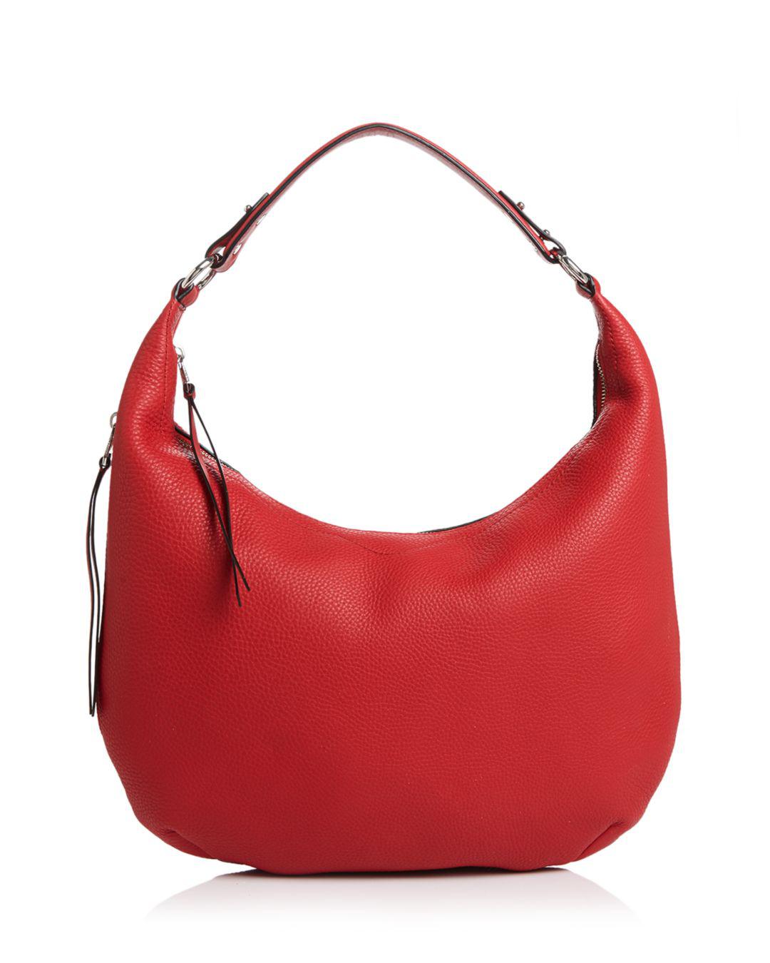 Rebecca Minkoff Womens Michelle Hobo Shoulder Handbag One Size