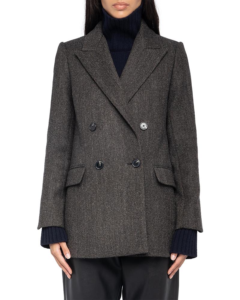 zadig & voltaire　スタッズ付き　チェスターコート zadig & voltaireスタッズ付きチェスターコート