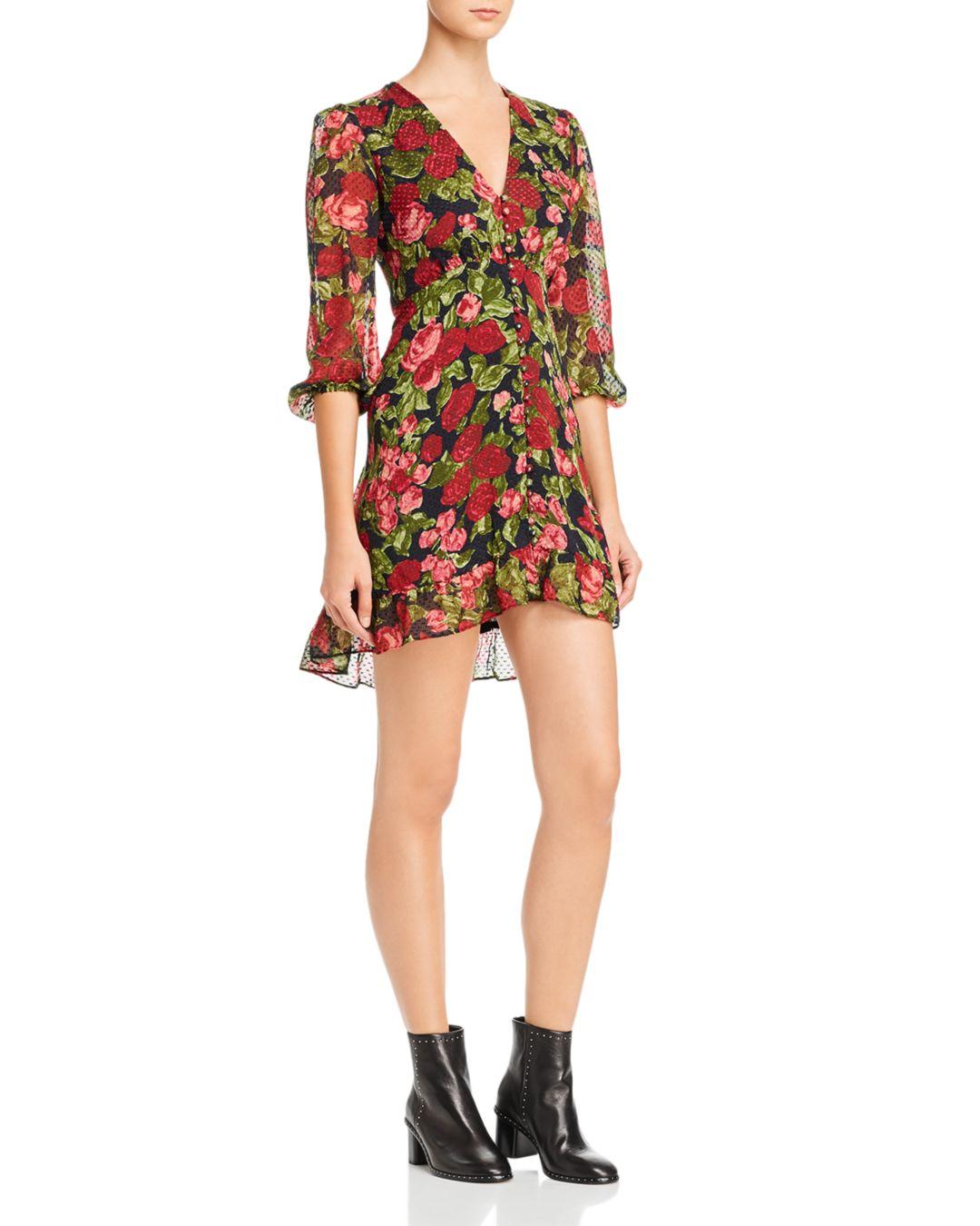 long yellow floral dress