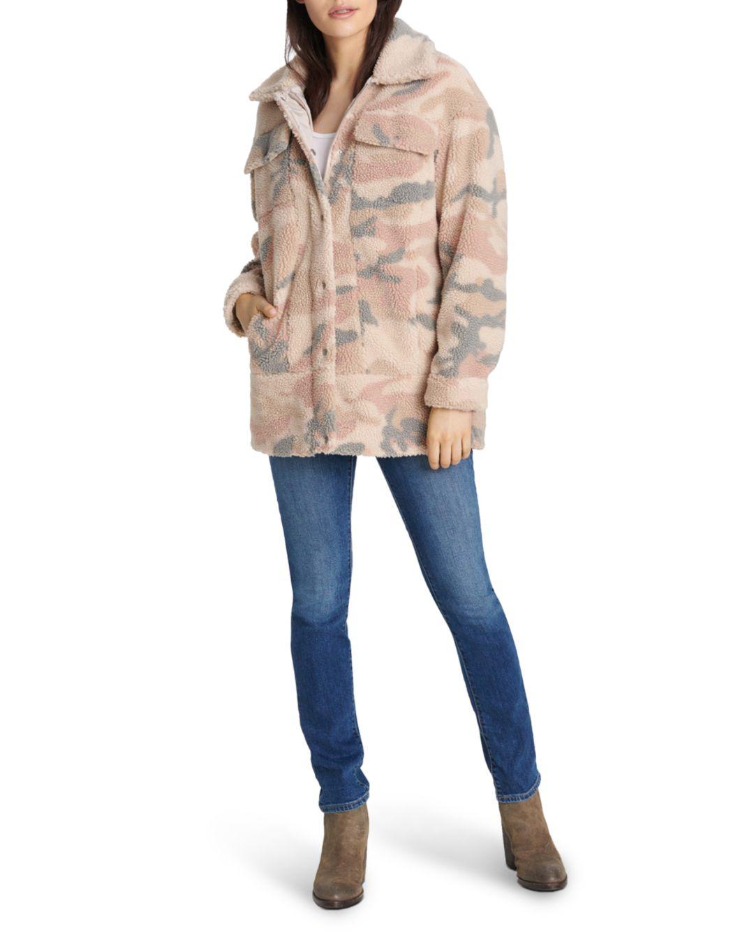 Levi's Camo Sherpa Oversize Trucker Jacket Lyst