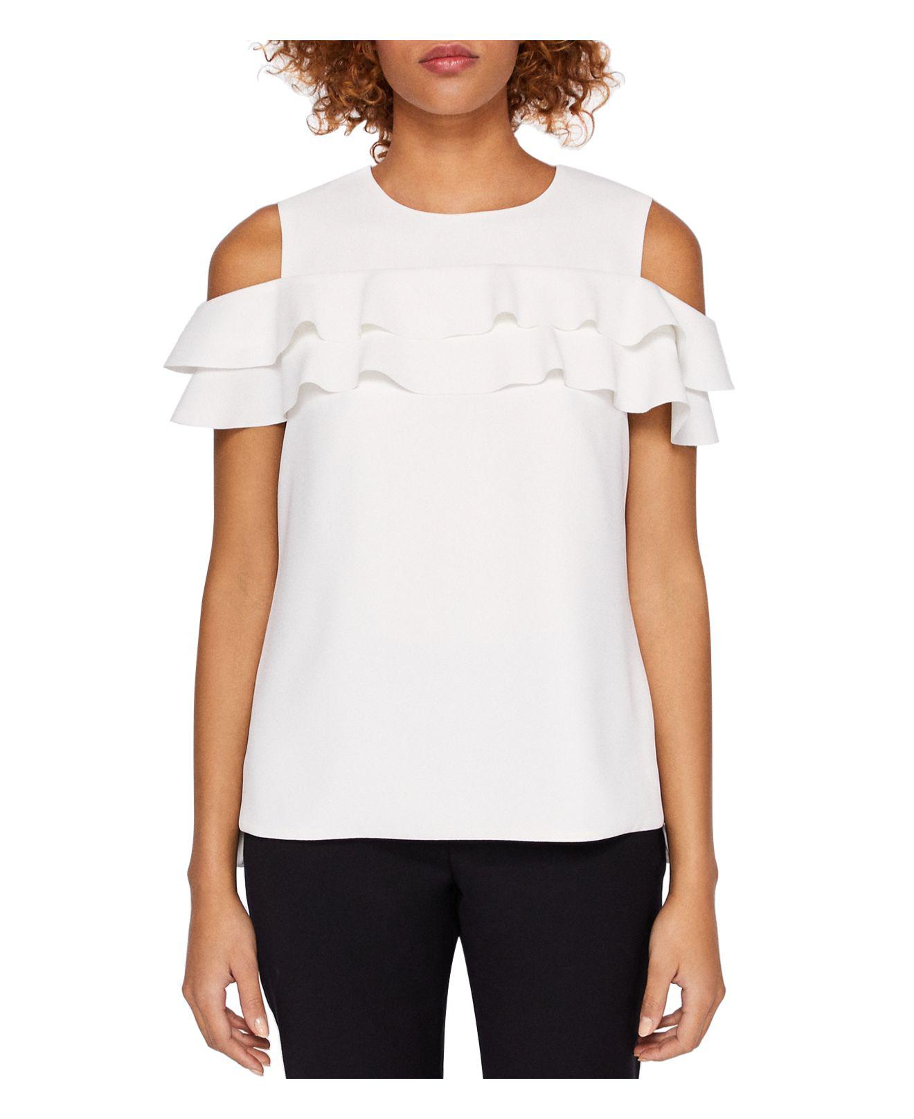 ted baker ruffle top