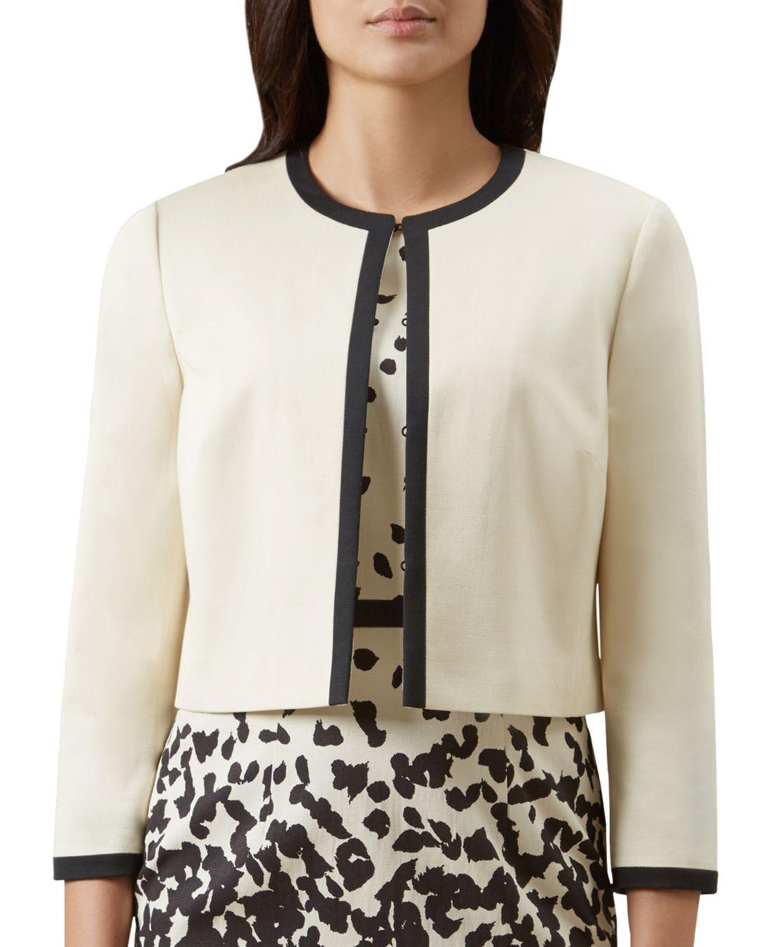 Hobbs Synthetic Arabella Jacket in Ivory (White) - Lyst