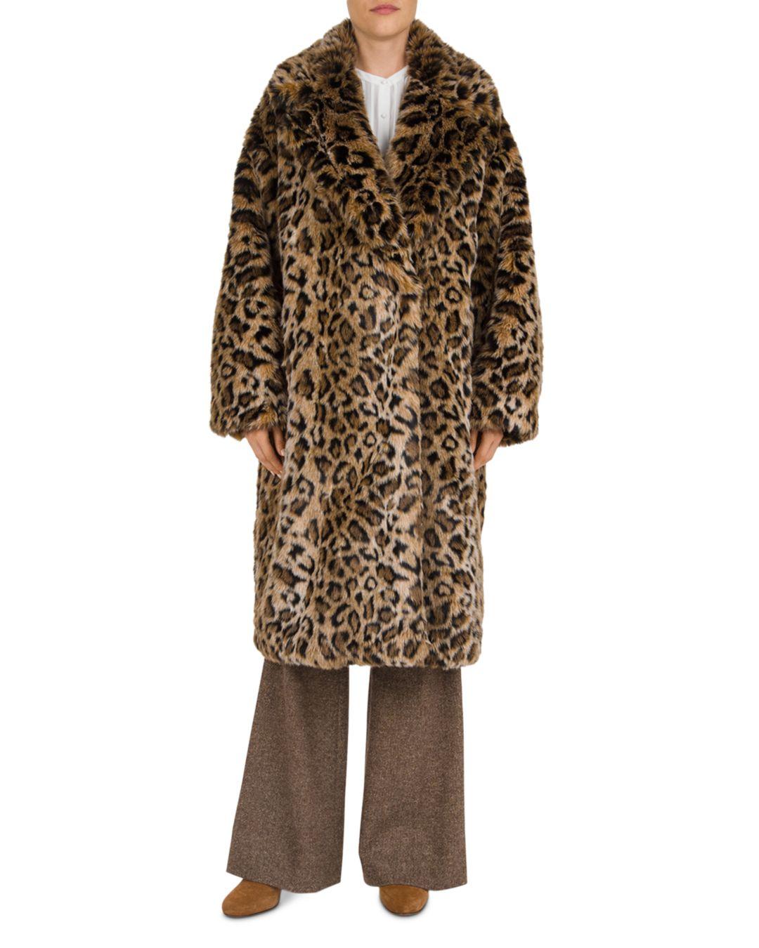 gerard darel leopard print coat