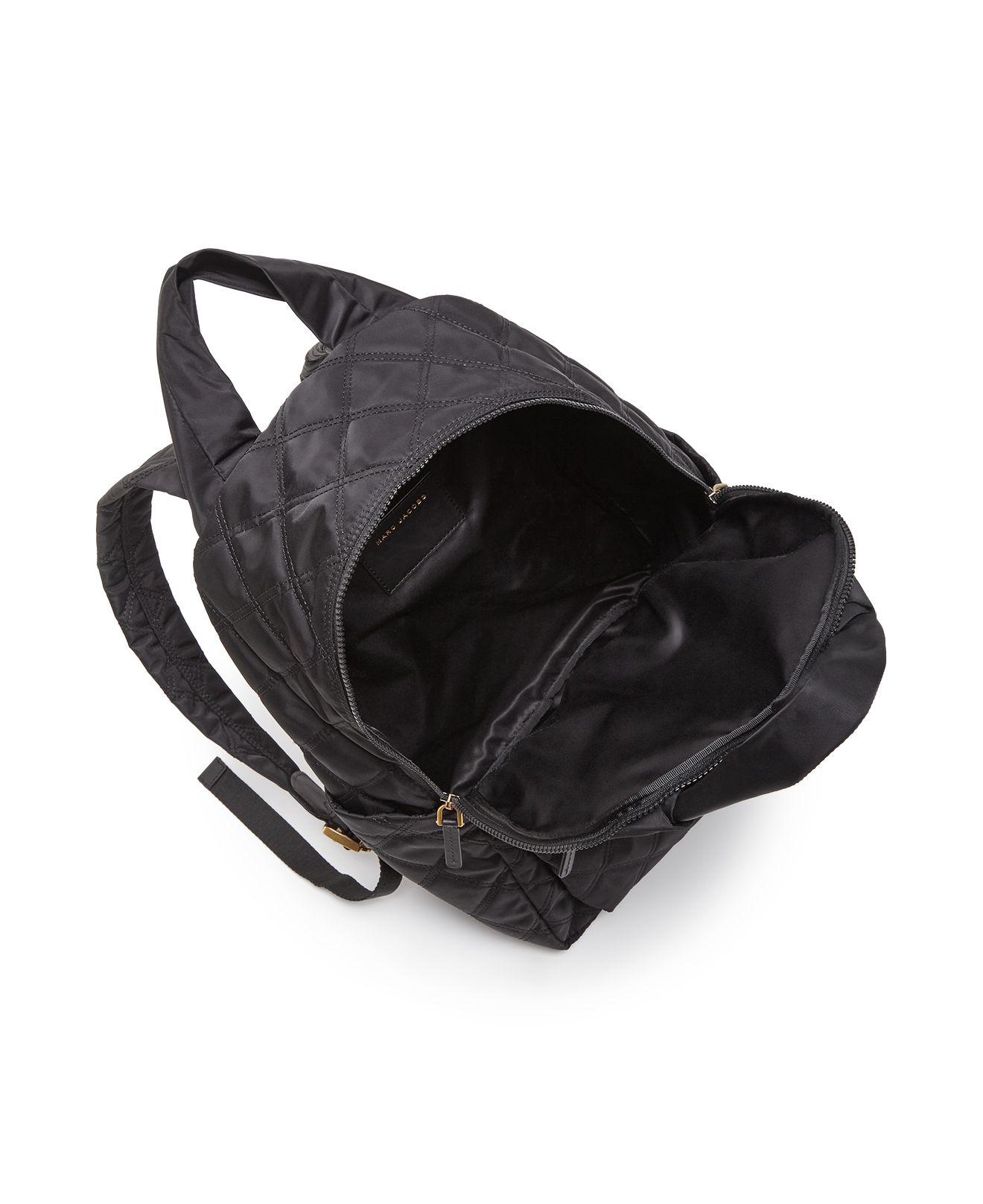 Marc Jacobs Synthetic Knot Large Quilted Nylon Backpack in Black Lyst