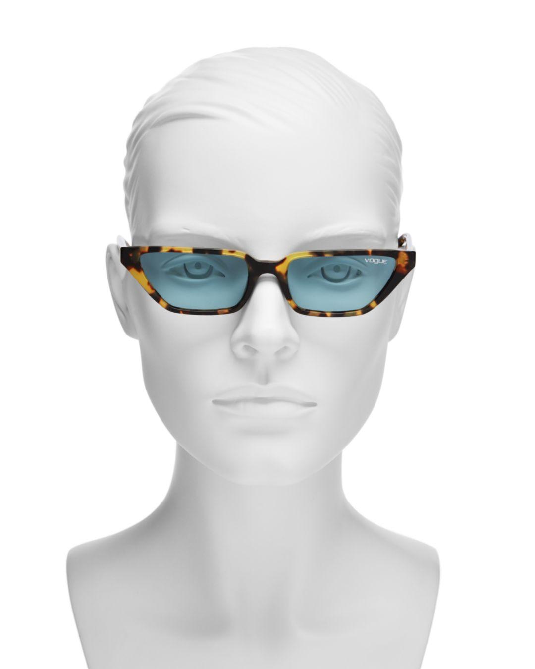 Womens Gigi Hadid For Vogue Slim Square Cat Eye Sunglasses