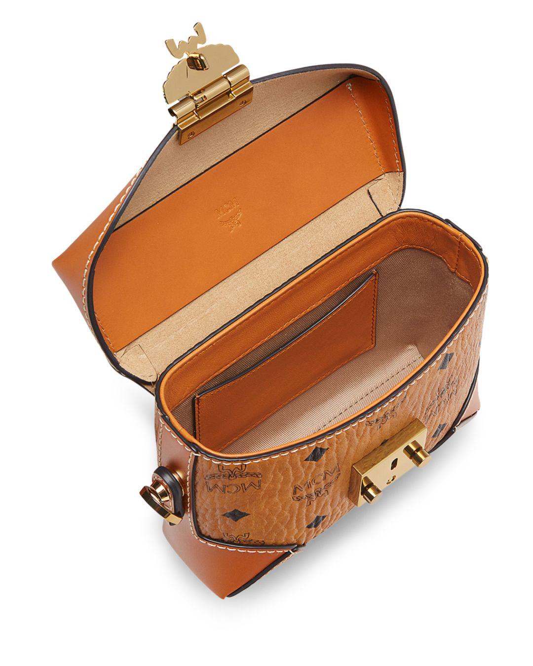 MCM Synthetic Soft Berlin Visetos Belt Bag Small Cognac | Lyst