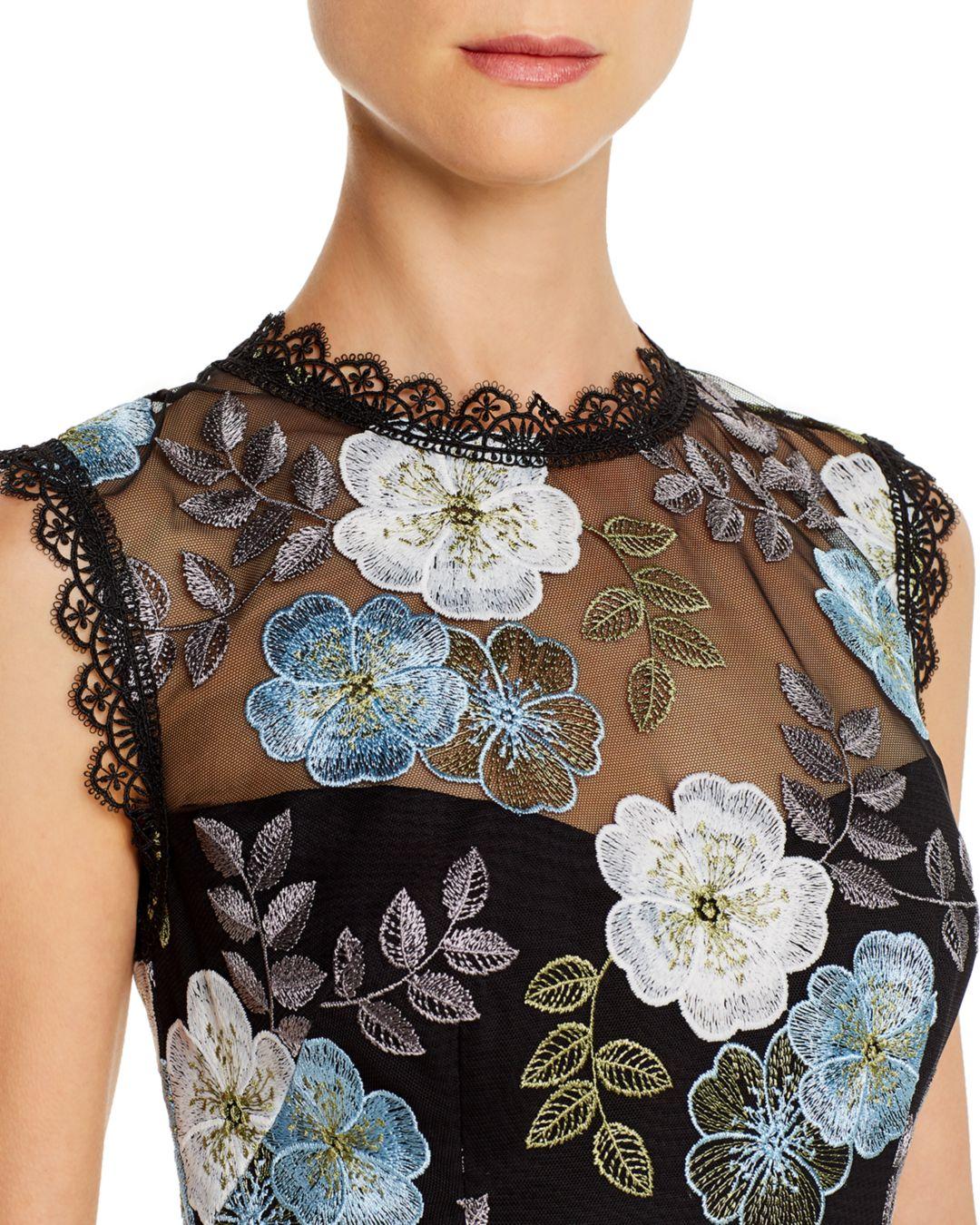 bronx and banco black lace dress