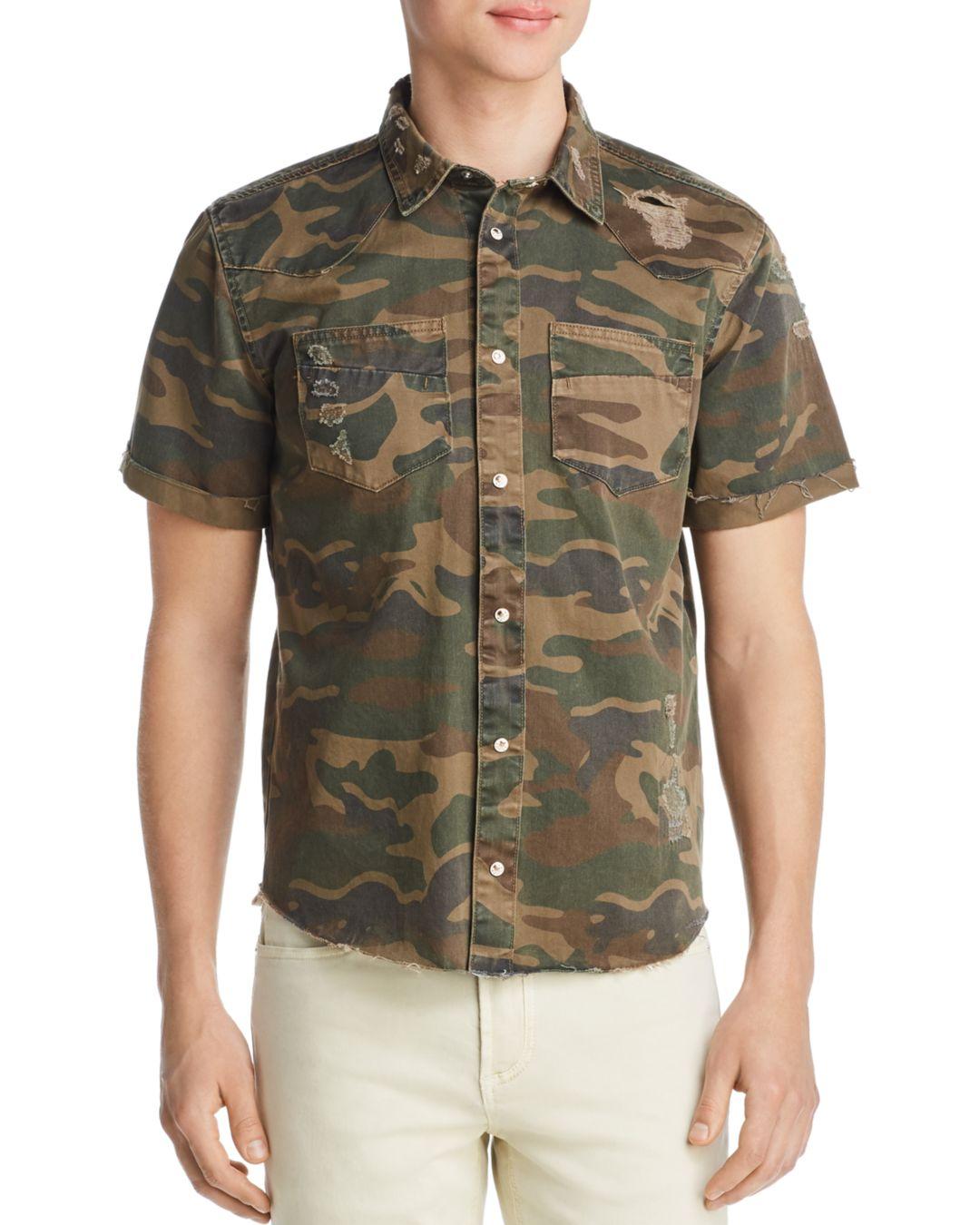 Download Blank NYC Short - Sleeve Camouflage - Print Regular Fit ...