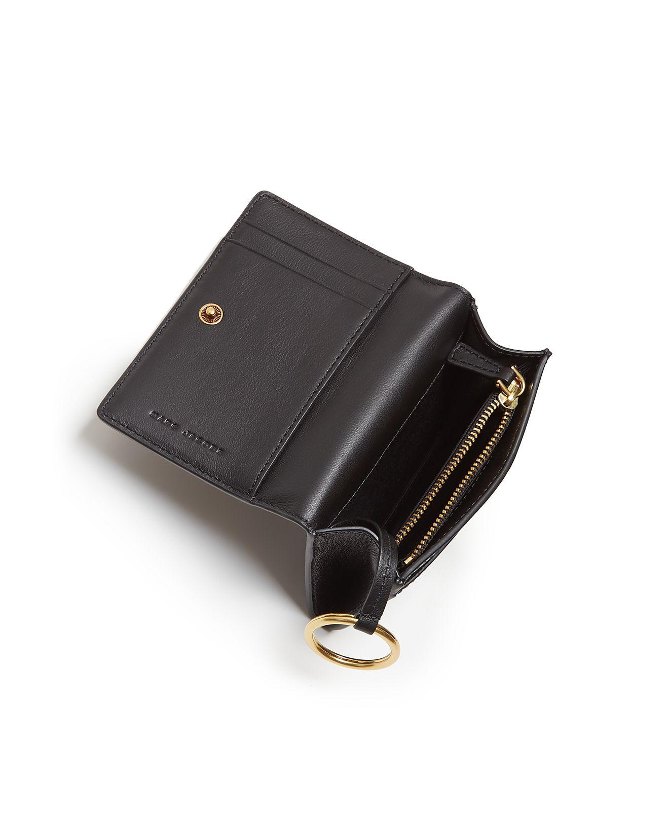 Marc Jacobs Double J Multi Leather Wallet in Black - Lyst