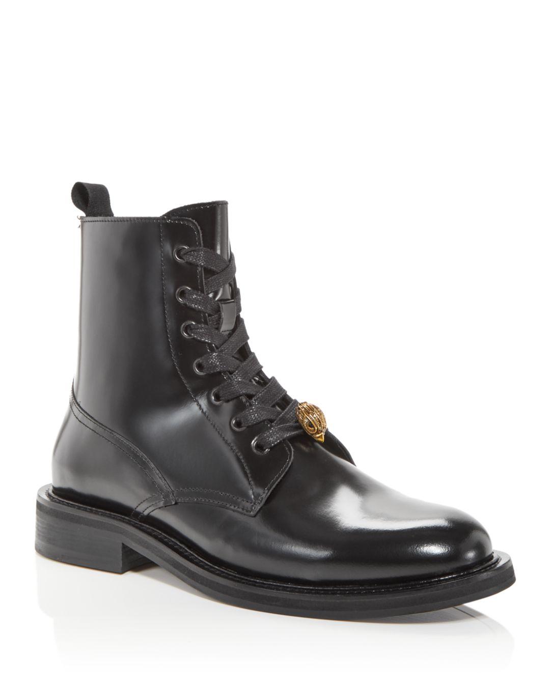Kurt Geiger Bank Combat Boots in Black for Men Lyst