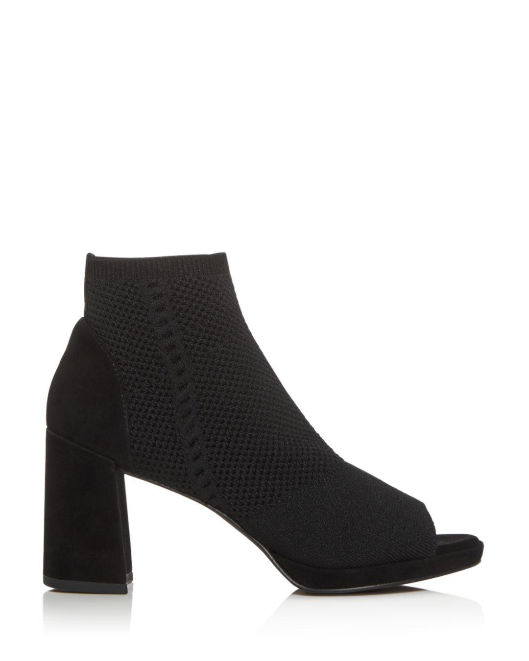 eileen fisher open toe bootie