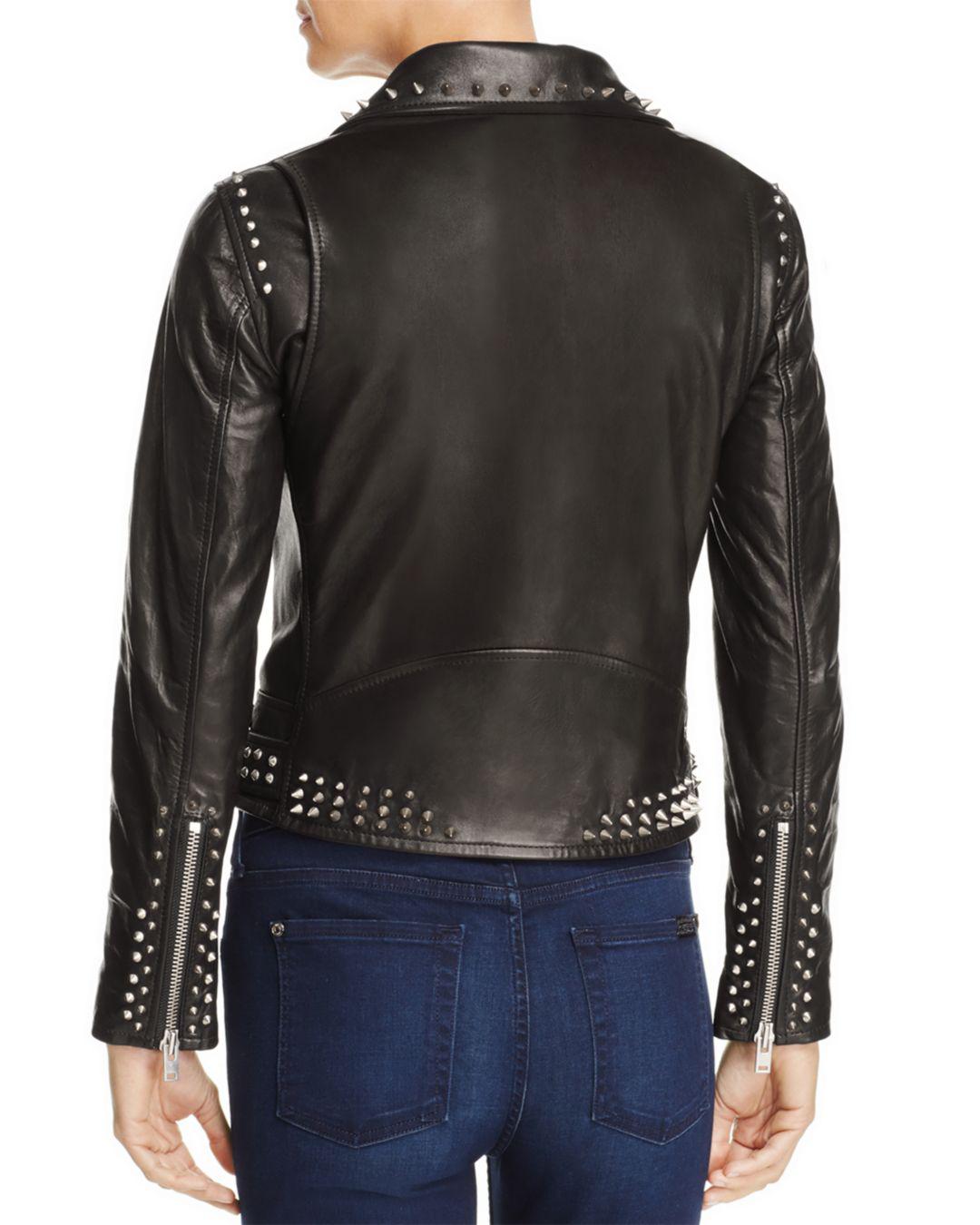 iro studded leather jacket