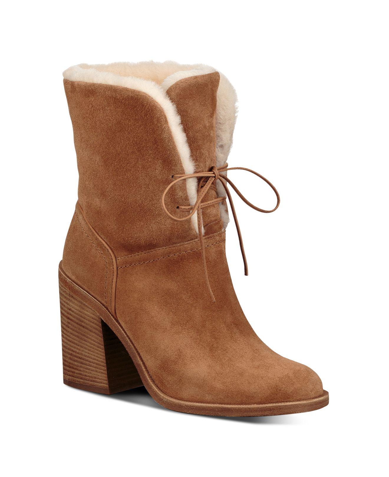 ugg heeled booties