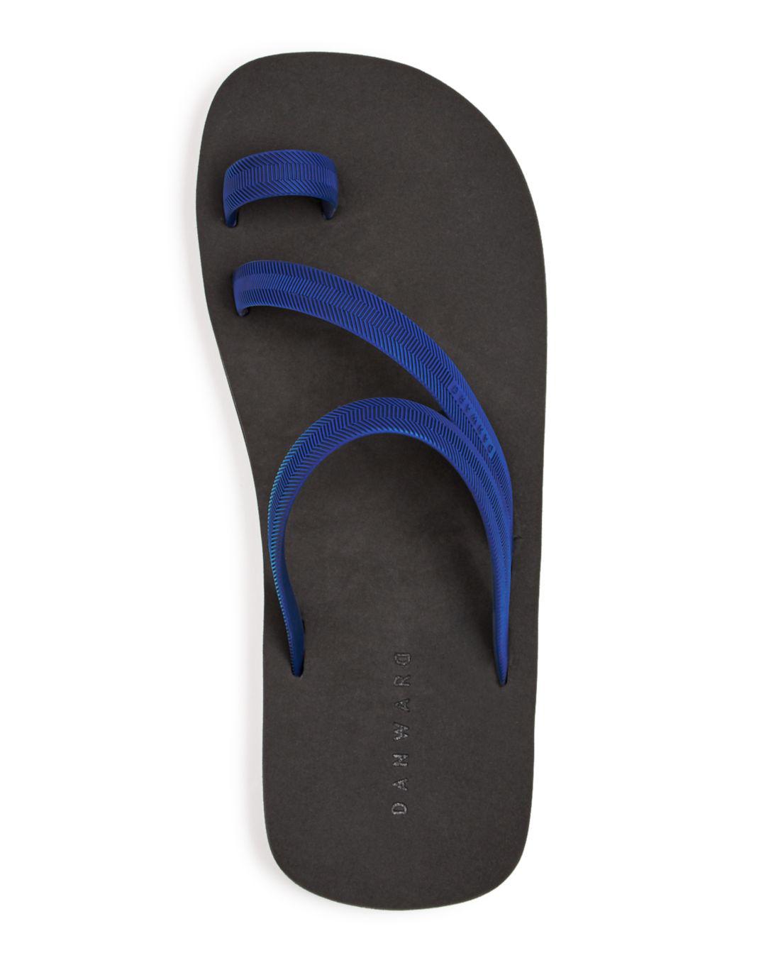 Danward Men's Toe Ring Sandals in Blue for Men | Lyst