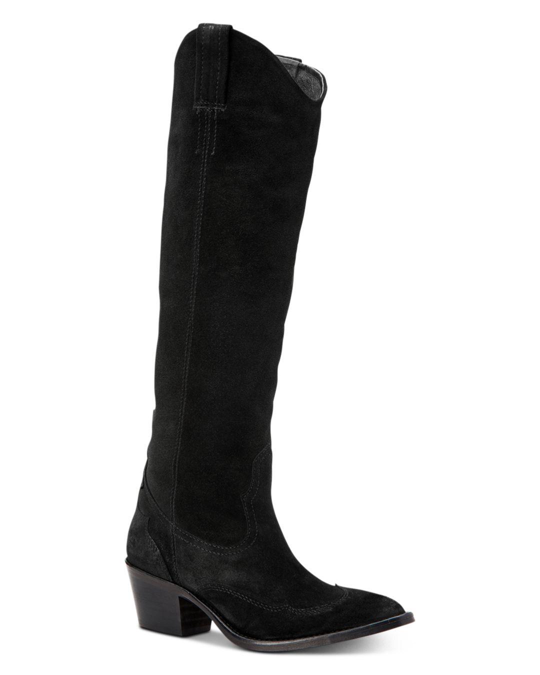 all saints knee high boots