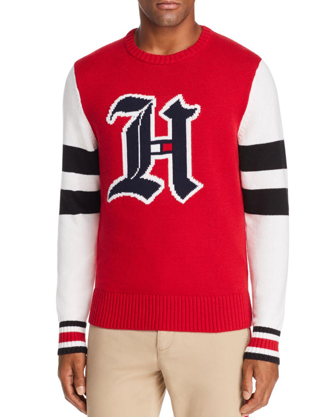 Tommy Hilfiger Synthetic Lewis Hamilton Varsity Knitwear in Red for Men -  Lyst