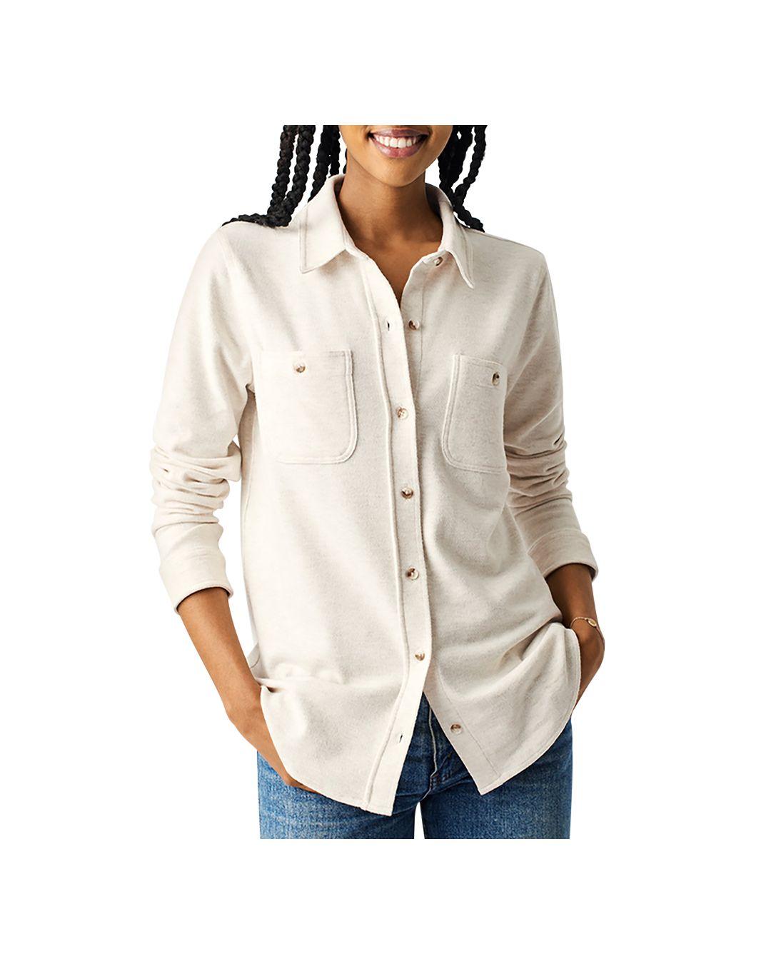 Faherty Synthetic Legend Shirt in White Lyst
