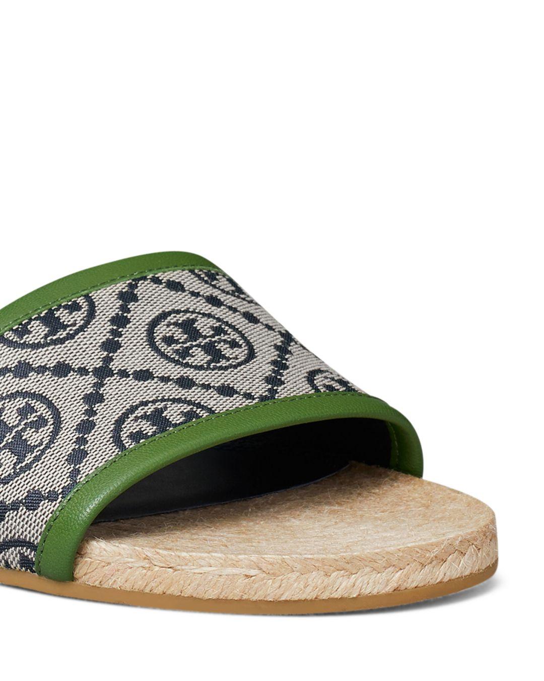 tory burch espadrille slide