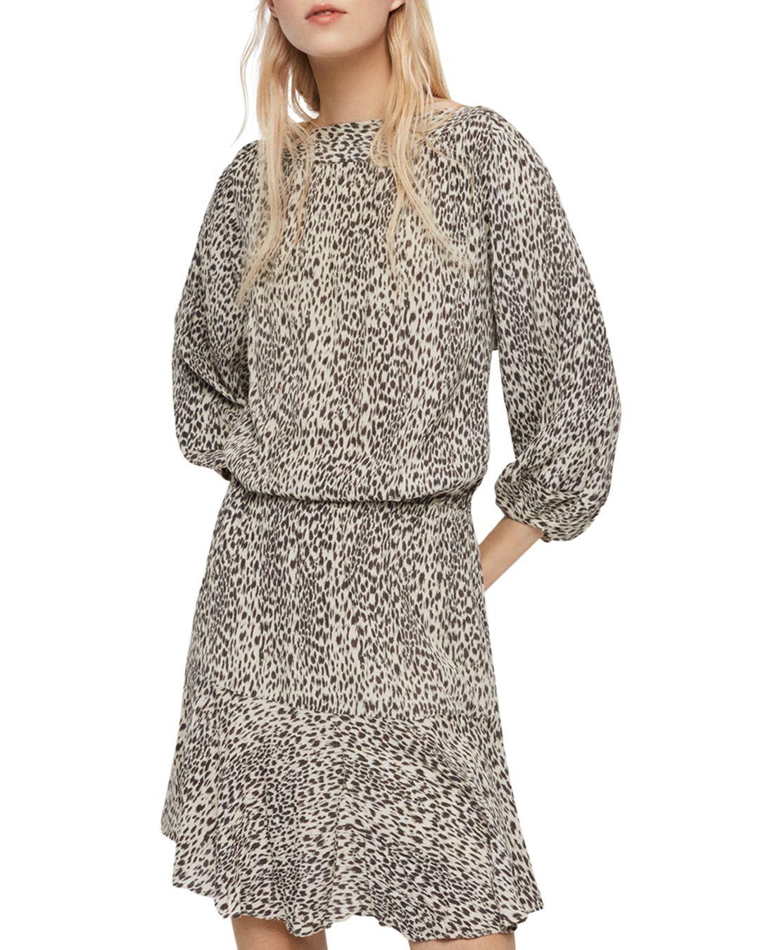 allsaints fay lep dress
