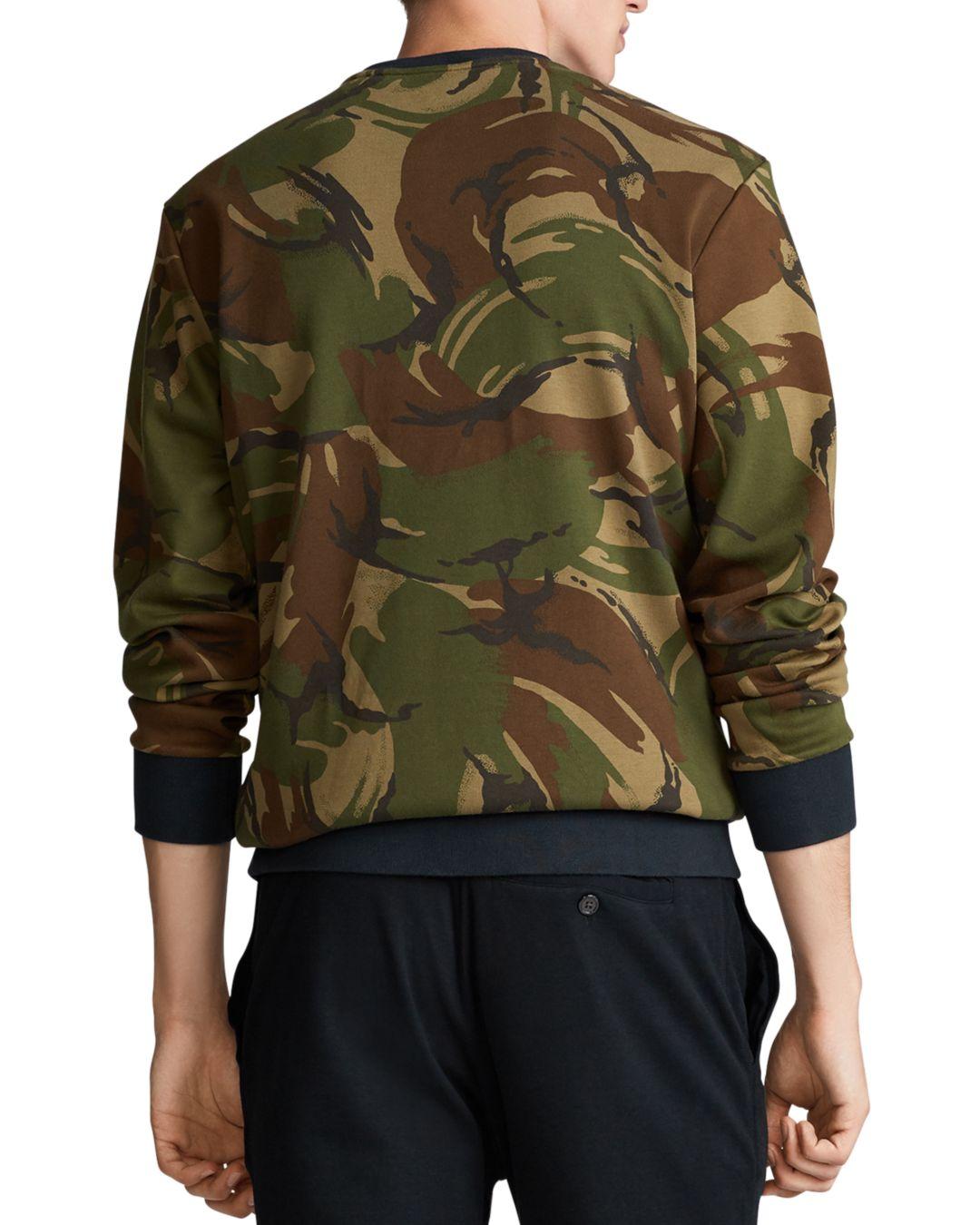 camo big pony sweatshirt