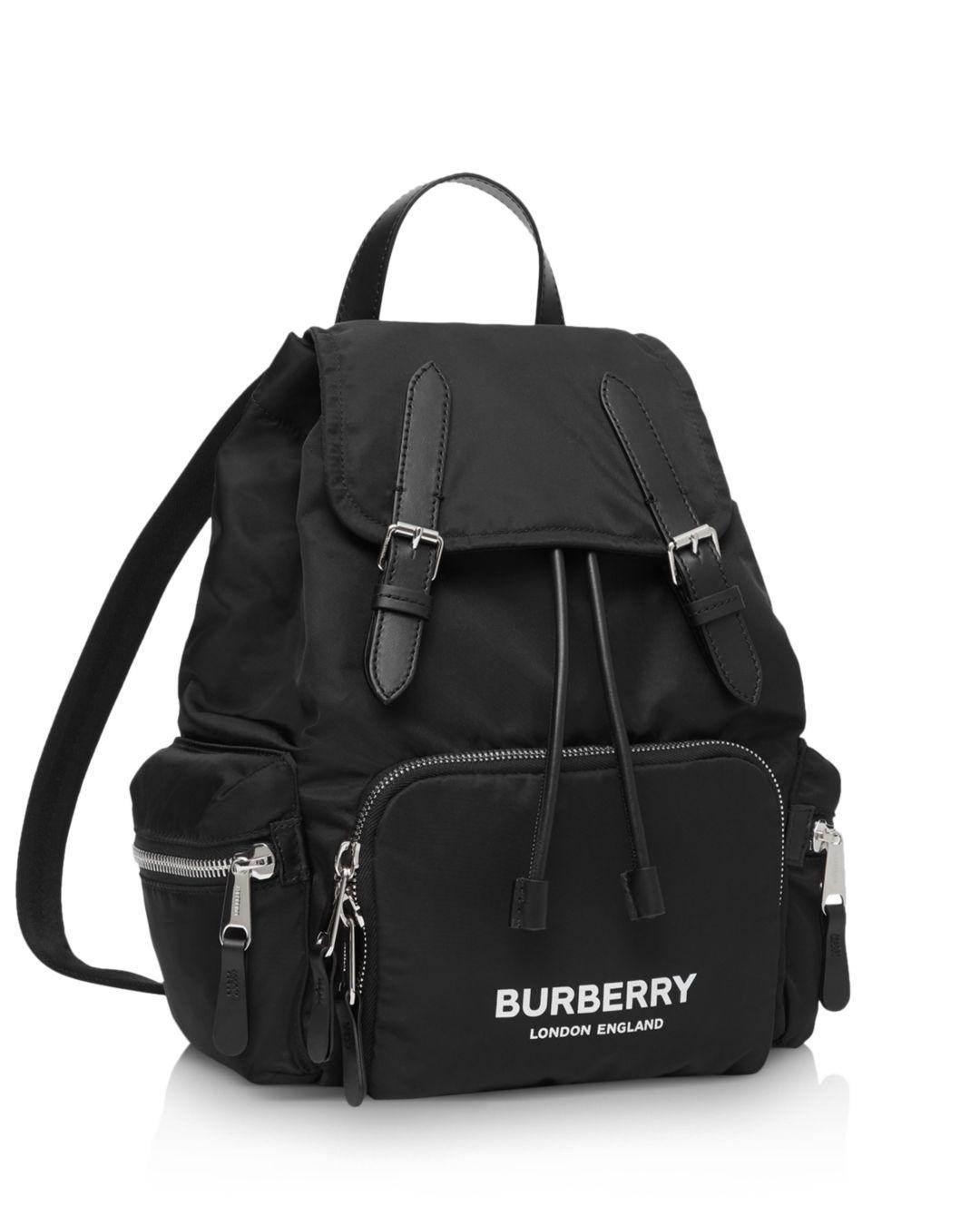 Burberry The Medium Rucksack In Logo Print Econyl 2025