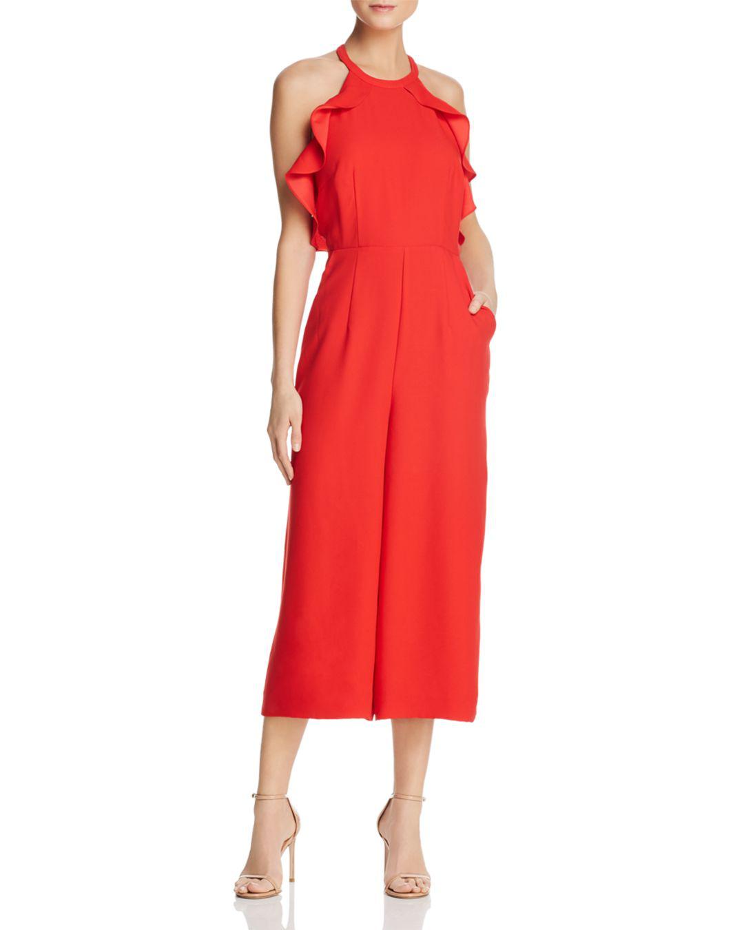 whistles red jumpsuit