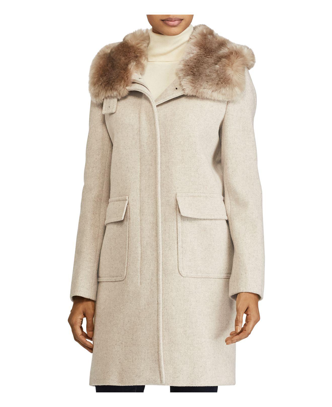ralph lauren fur hood jacket