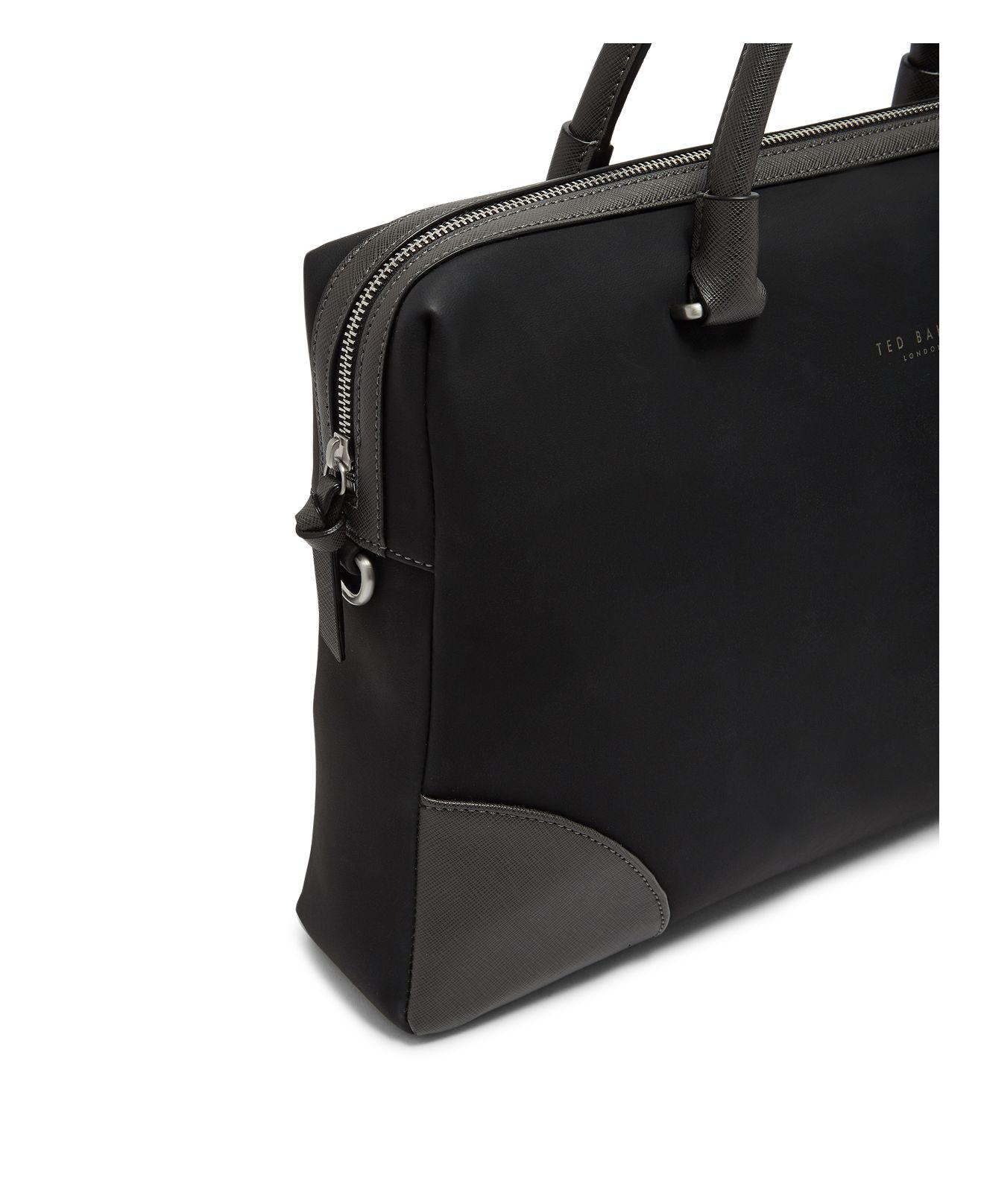 ted baker nubuck document bag