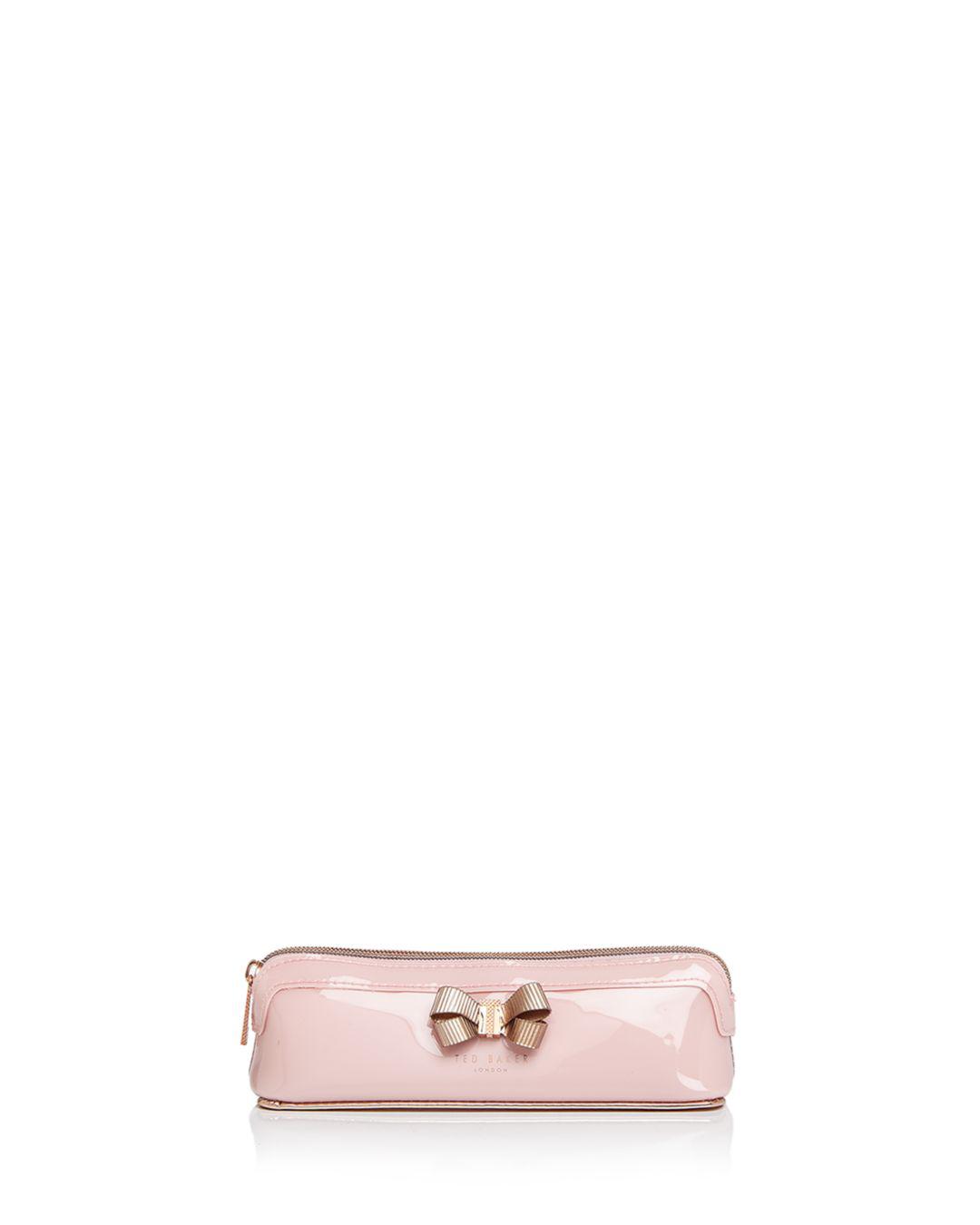 Ted Lora Bow Pencil Case in Pink | Lyst