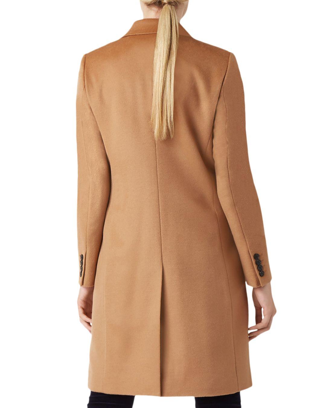 Hobbs Tilda Wool Coat in Brown - Lyst