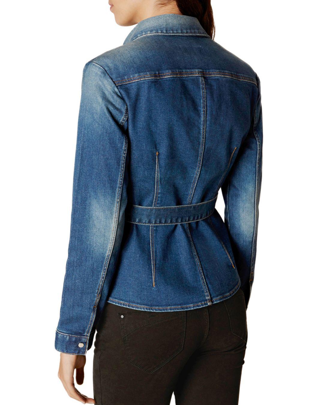 karen millen denim jacket