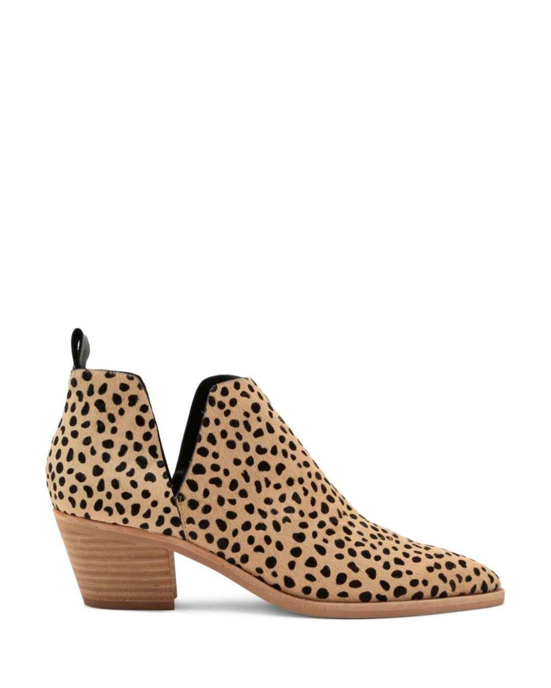 dolce vita leopard ankle boots