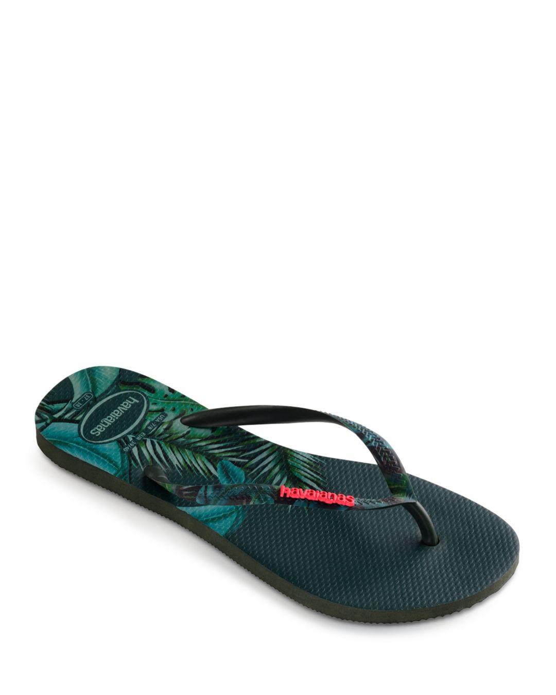 havaianas dark green