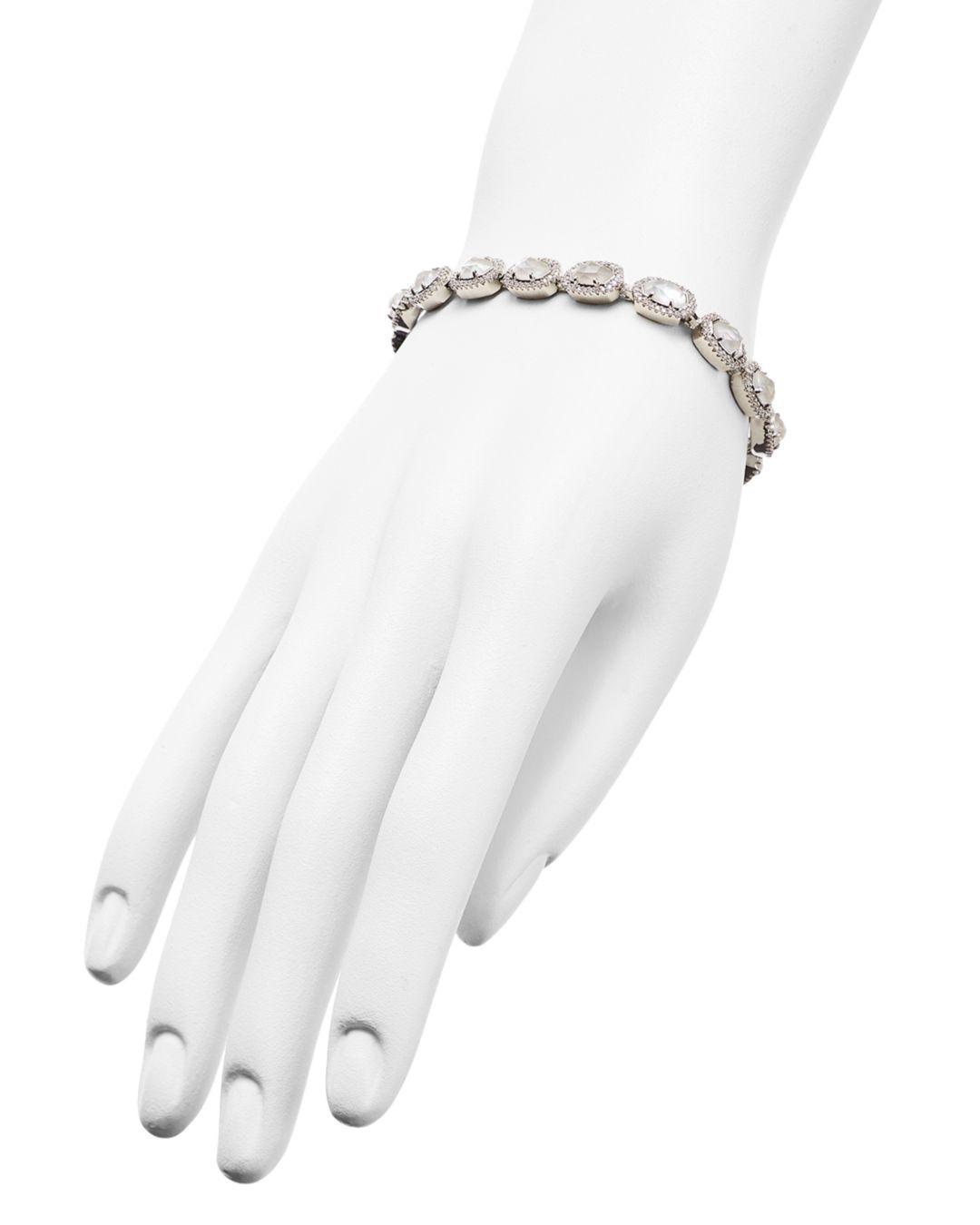 Kendra Scott Cole Tennis Bracelet in Gray/Ivory (Metallic) Lyst
