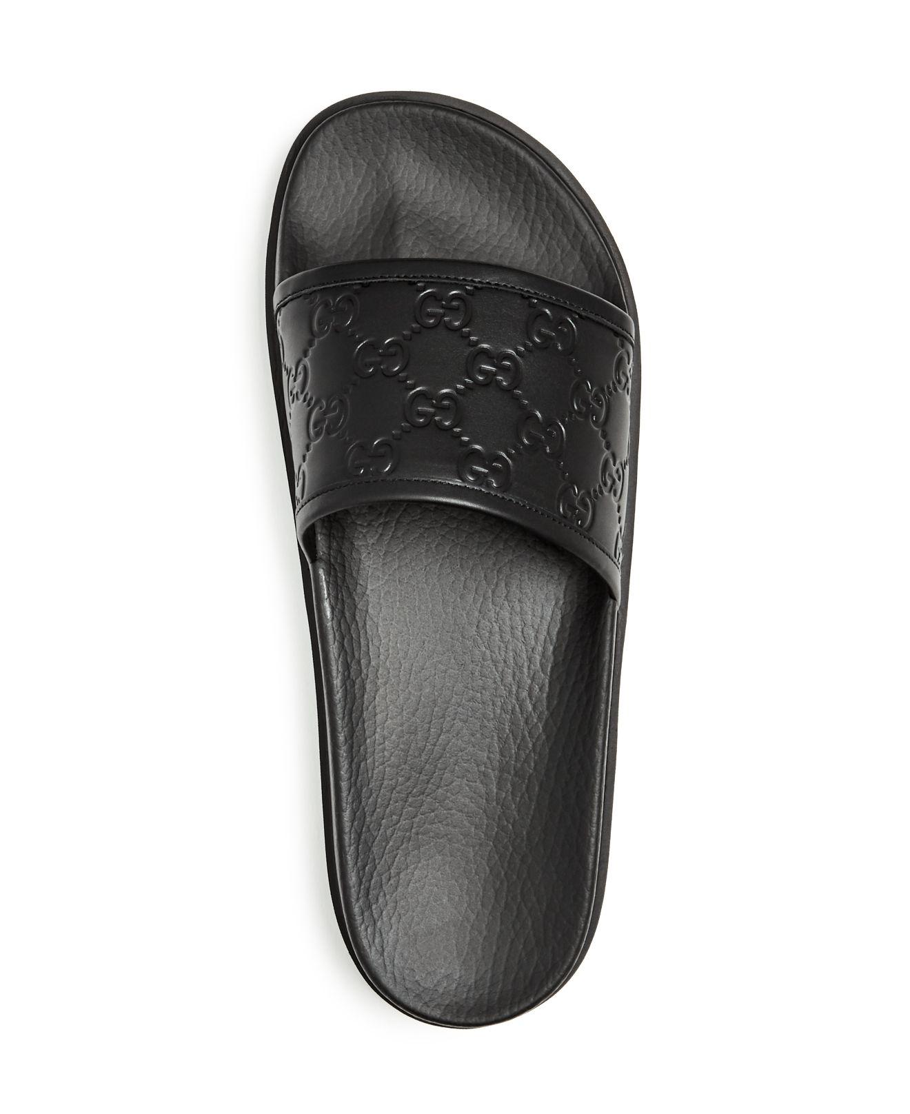gucci black slides men