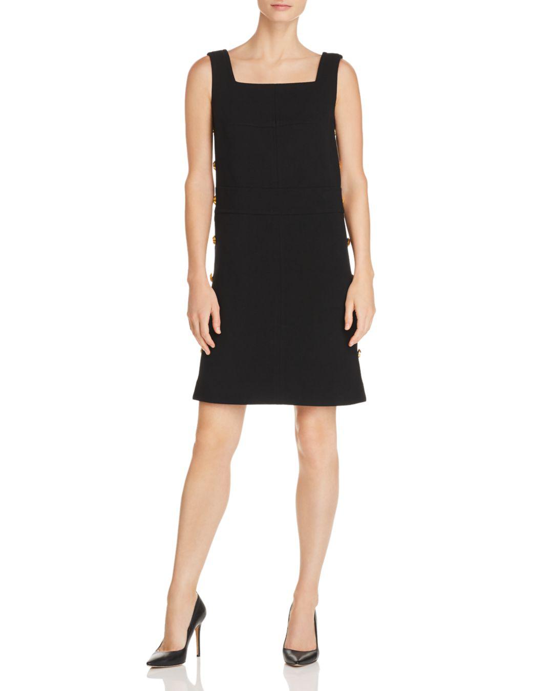 tory burch side button shift dress
