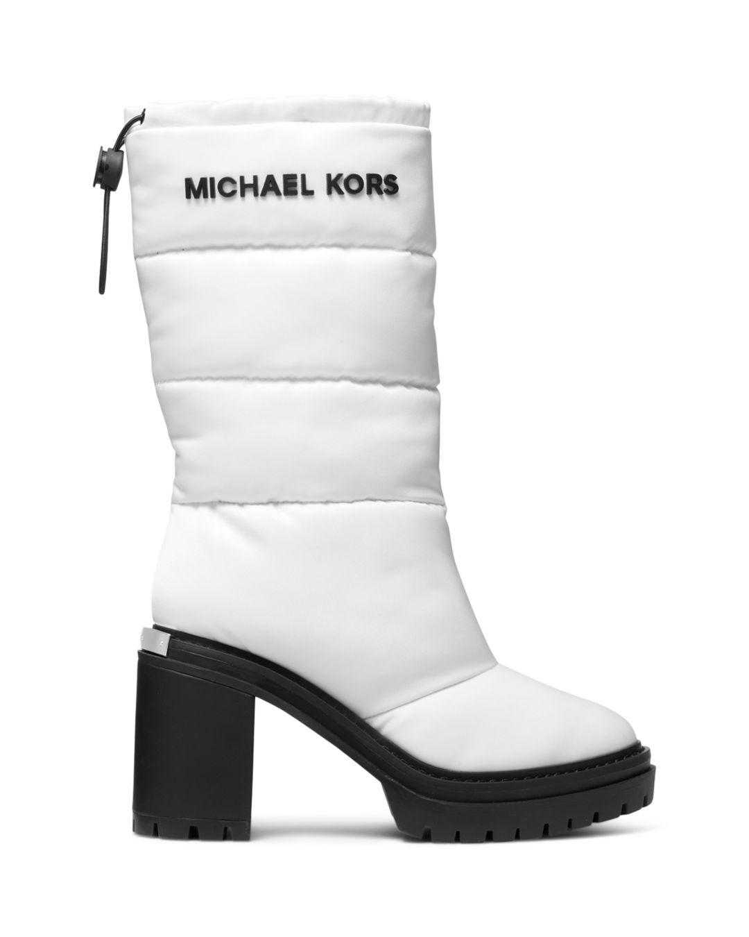 Descubrir 83+ imagen high heel michael kors boots Abzlocal.mx