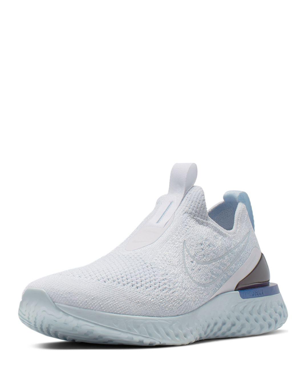 nike phantom react light blue