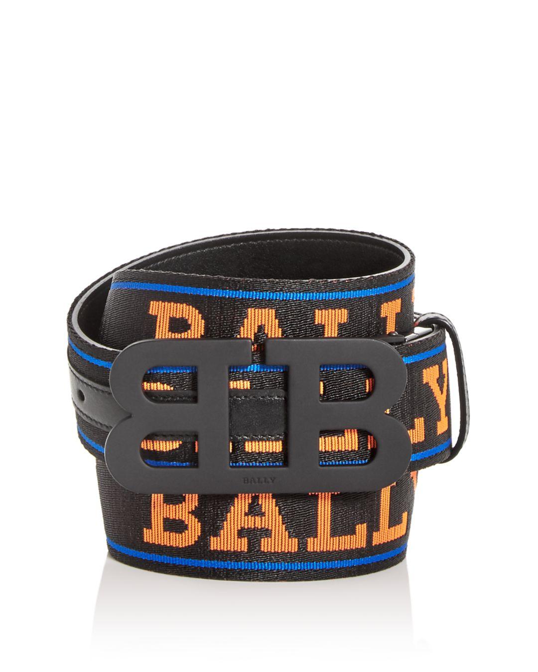 bally belt blue