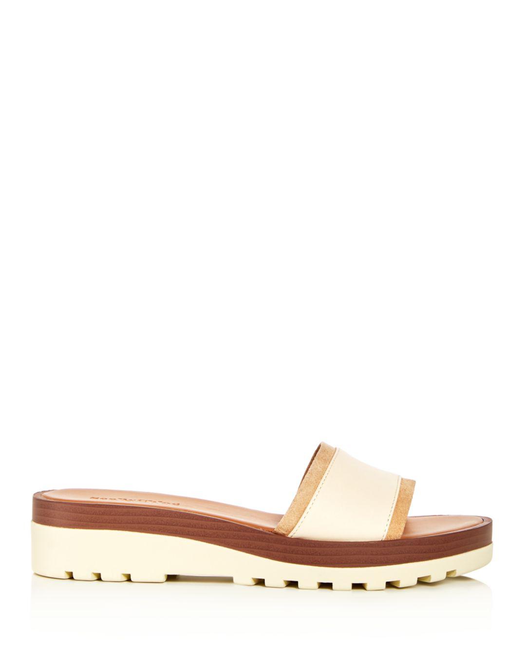platform slide women's sandals