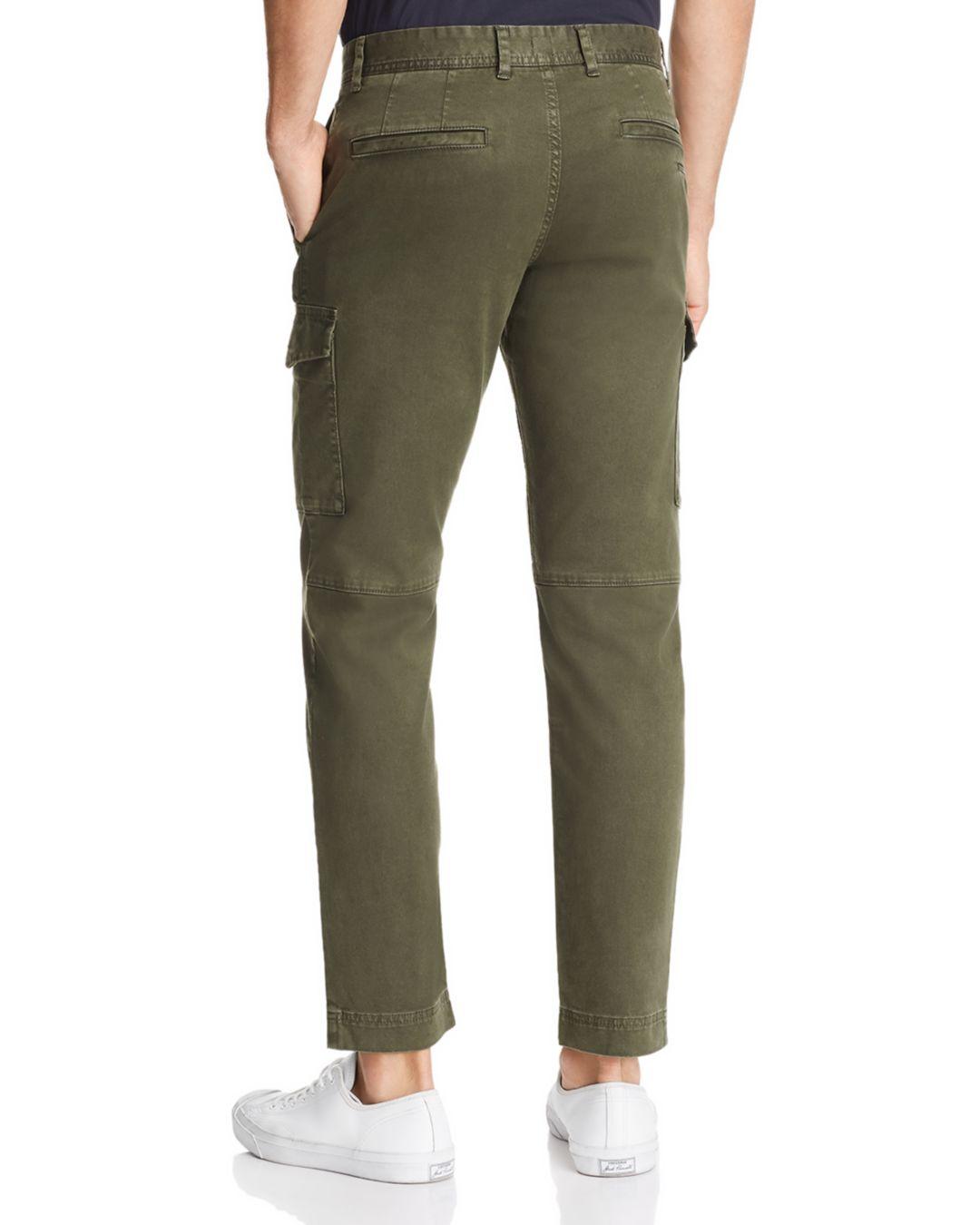 BOSS by Hugo Boss Boss Sedos Cropped Skinny Fit Cargo Pants in Olive ...