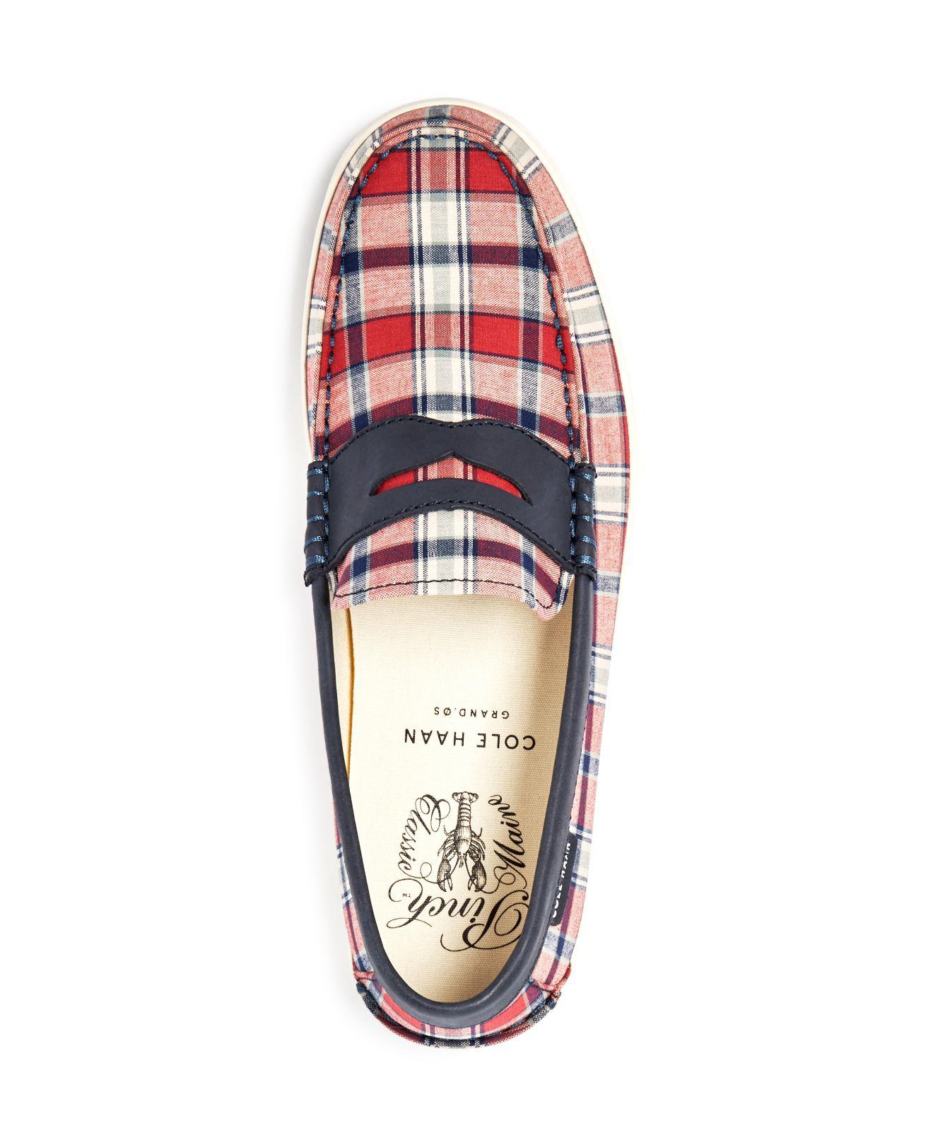 cole haan canvas loafers