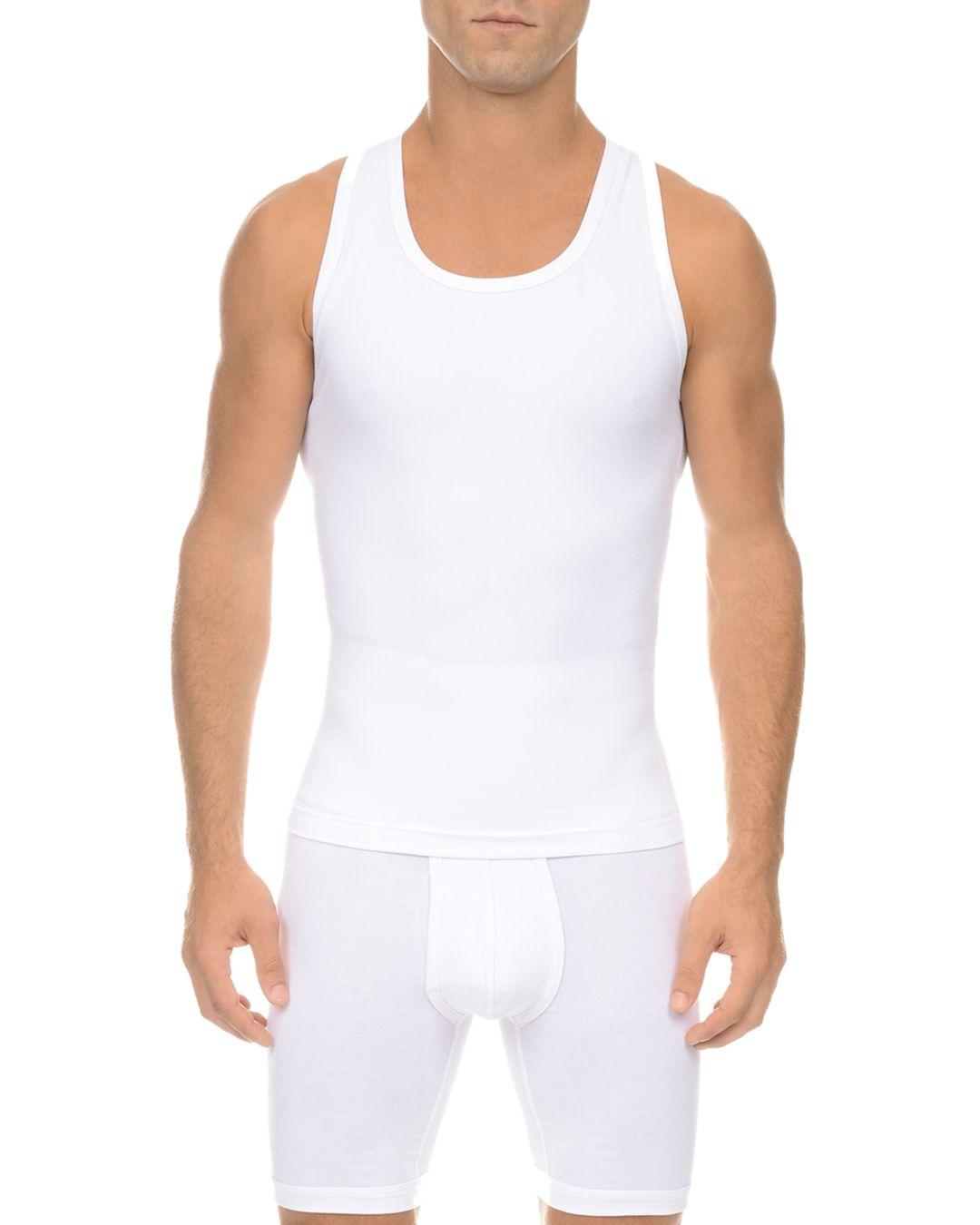 2xist Cotton Men's Shapewear Form Tank Top in White for Men Lyst