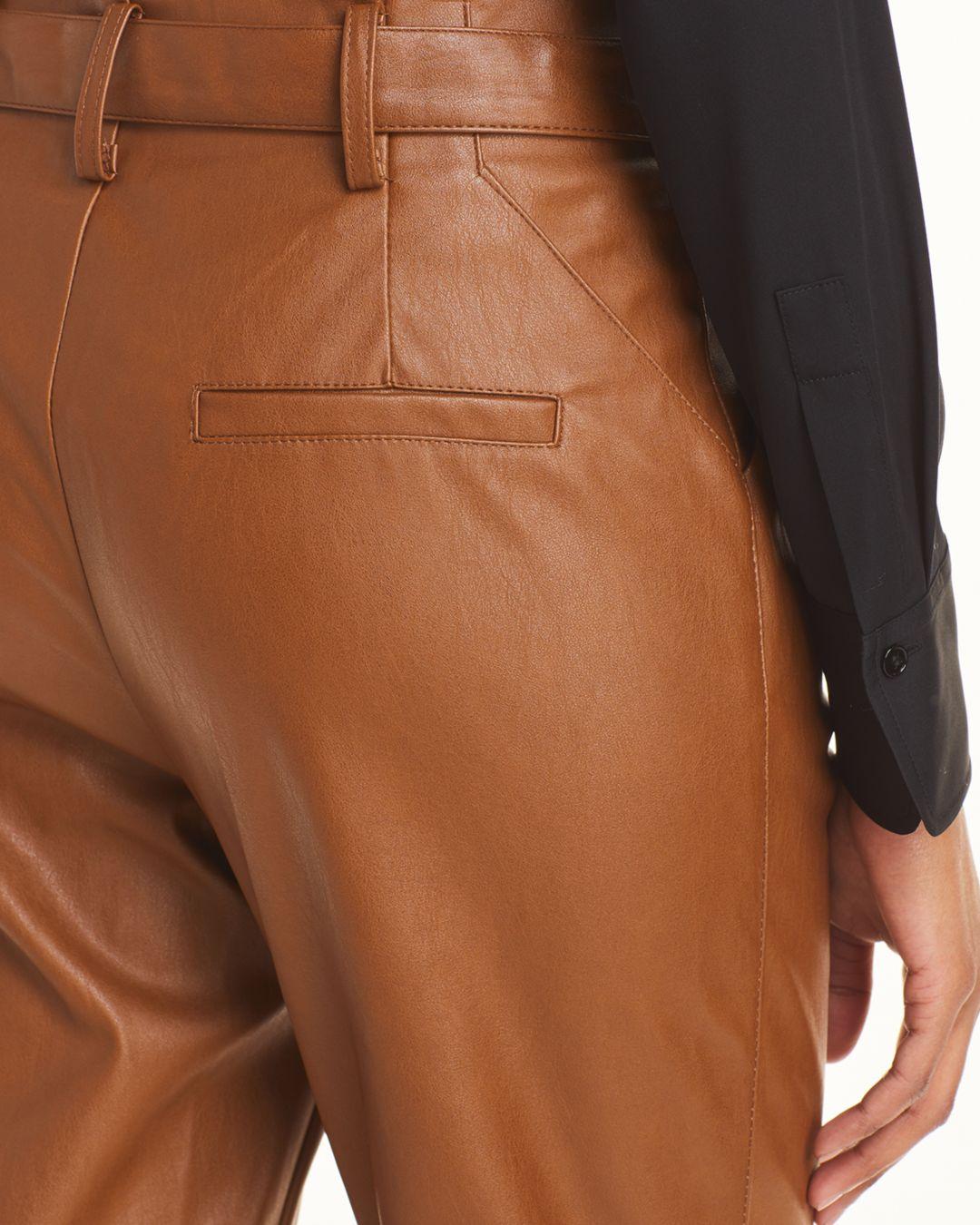Lucy Paris Faux Leather Paperbag 
