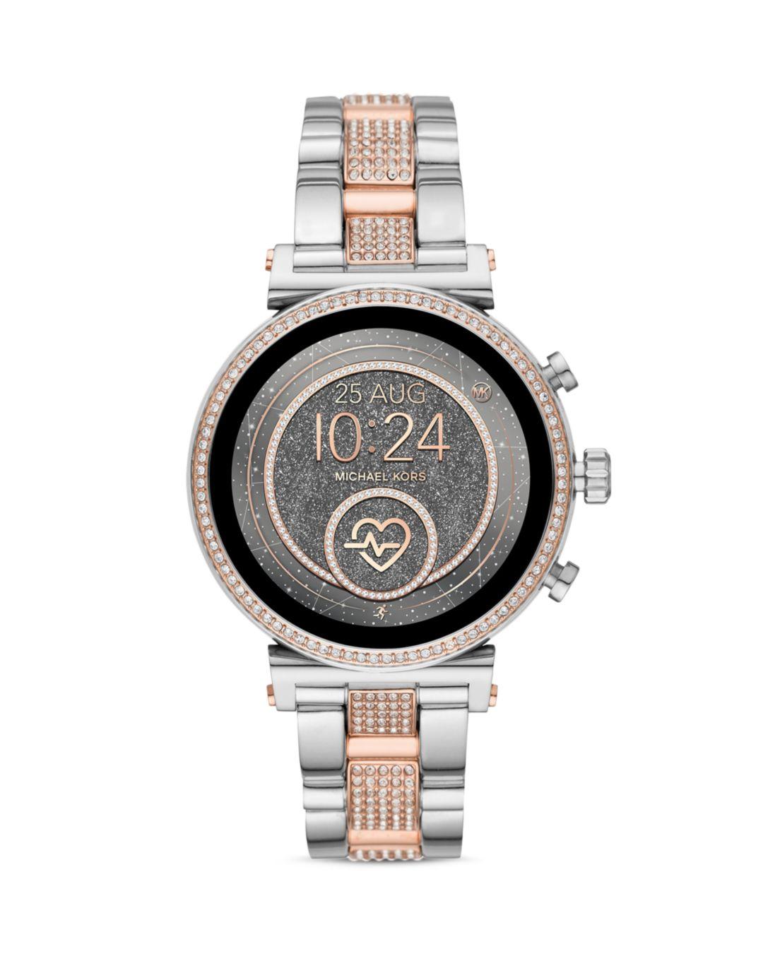 sofie pave rose gold watch