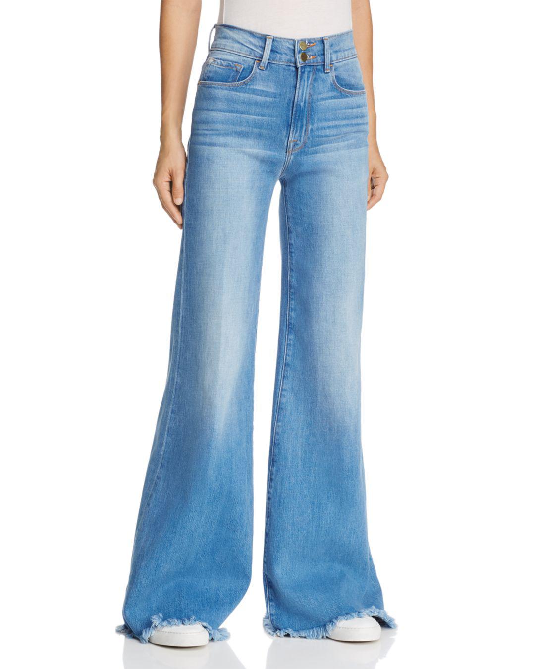 FRAME Le Palazzo Jeans In Opus in Blue - Lyst
